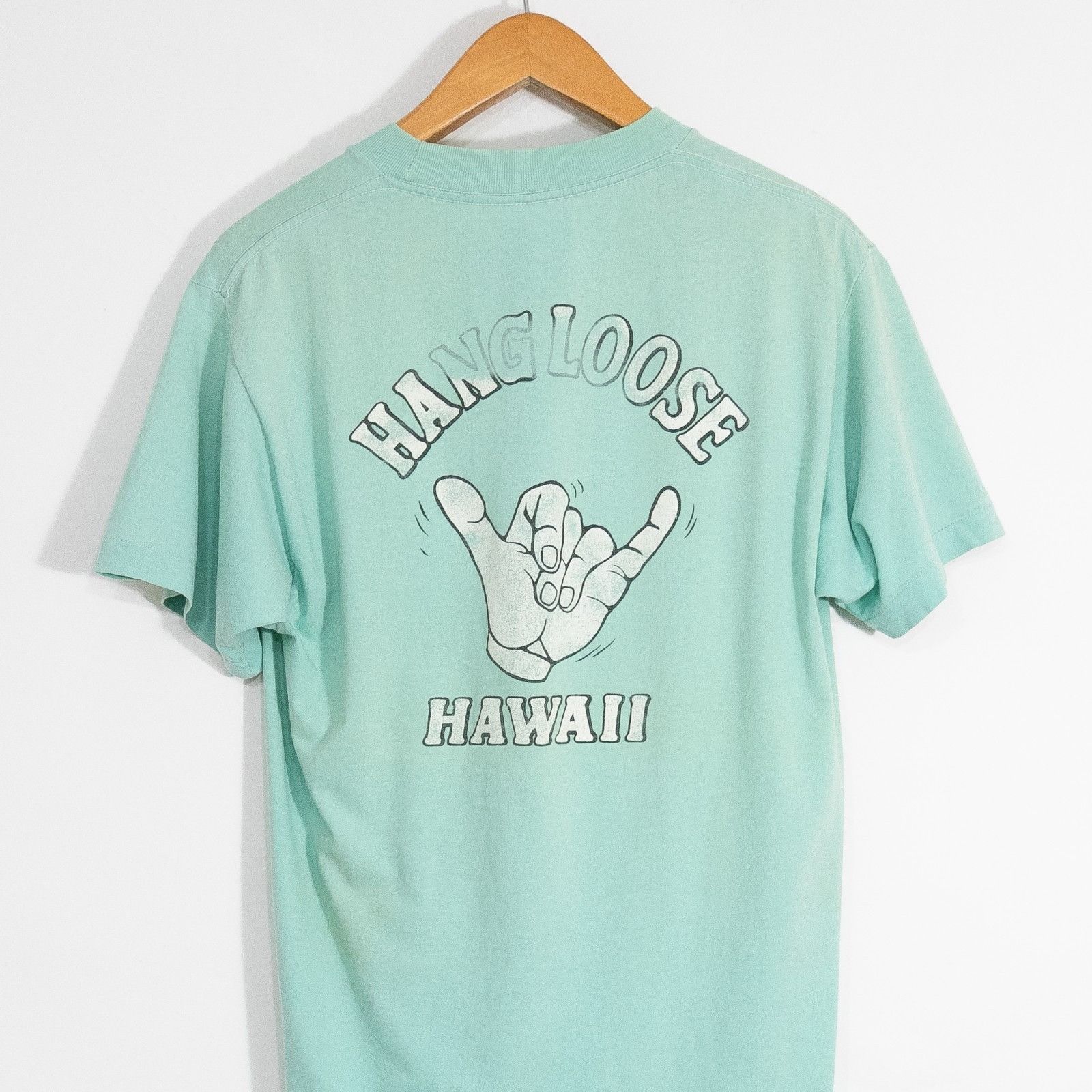 Vintage Vintage 80s Hang Loose Hawaii T Shirt Medium Single Stitch Size US M / EU 48-50 / 2 - 7 Thumbnail