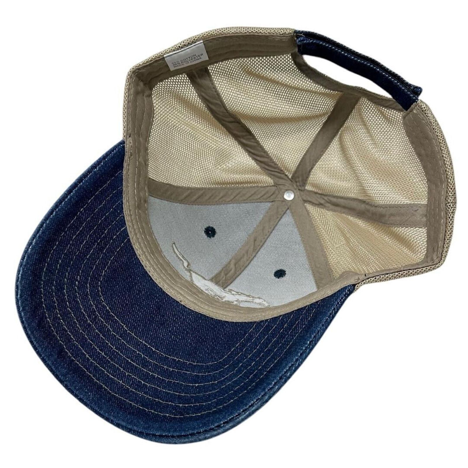 Ford Ford Mustang Men's Hat Embroidered Logo Blue Denim Cap Size ONE SIZE - 6 Thumbnail