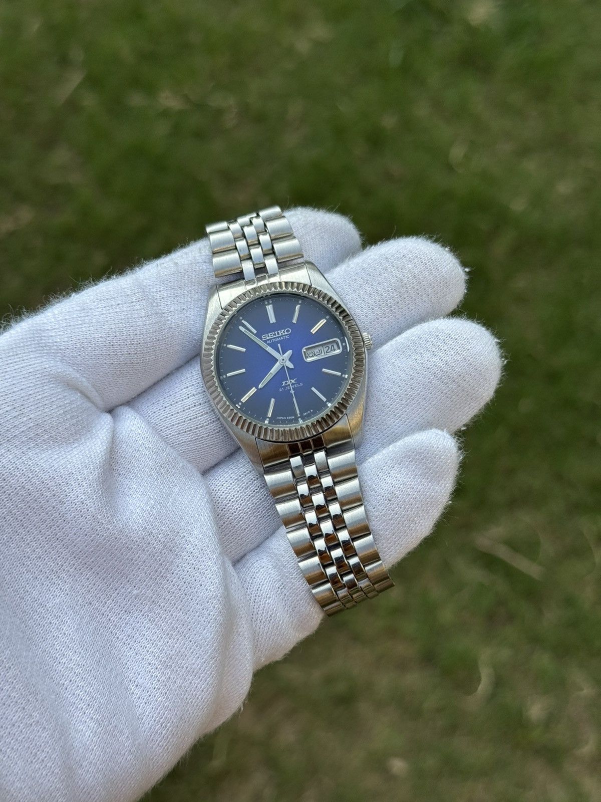Seiko Seiko 5 DX Fluted Bezel Automatic 6309 Japanese mens Watch Size 36 - 17 Thumbnail