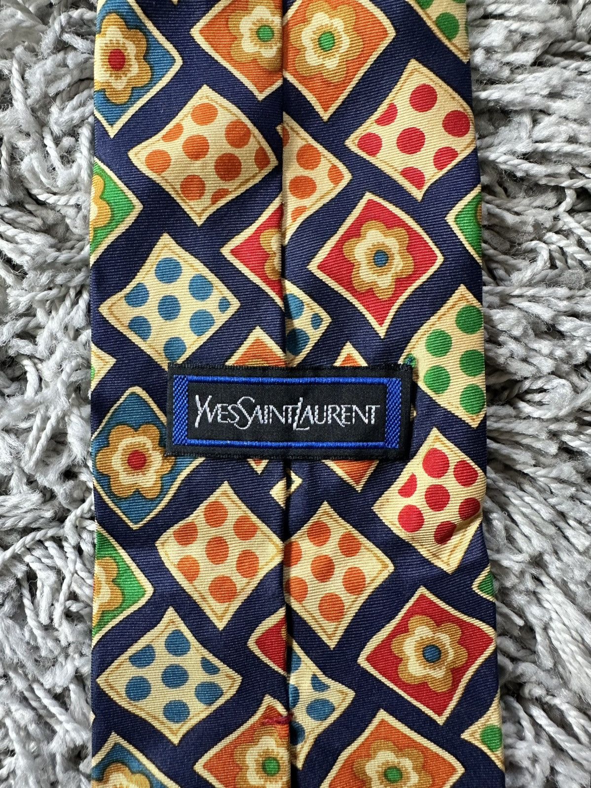 Yves Saint Laurent Yves Saint Lauren Tie Vintage Size ONE SIZE - 3 Thumbnail