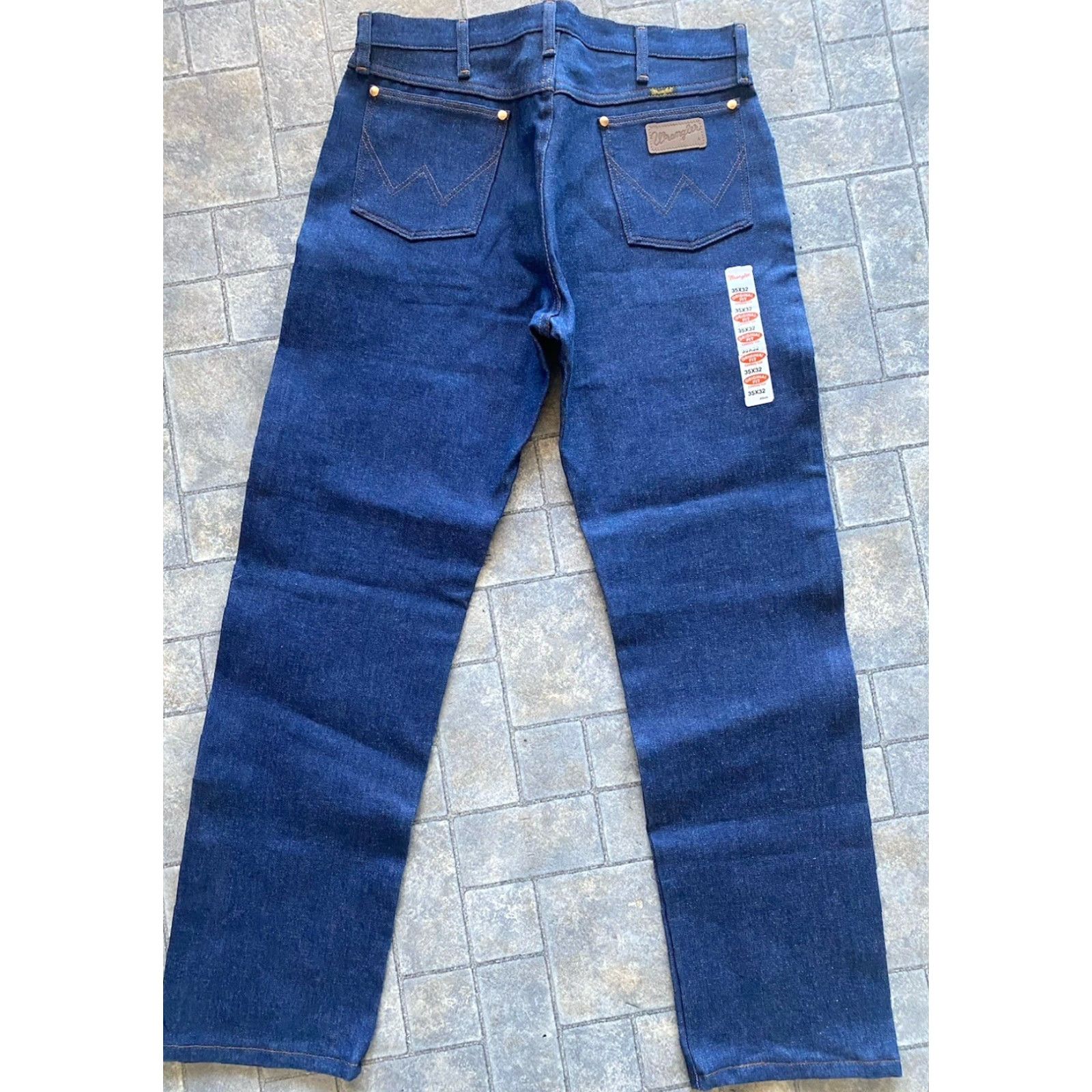 Wrangler Wrangler Cowboy Cut Jeans Men’s 35x32 Blue Original Fit Size US 35 - 7 Thumbnail