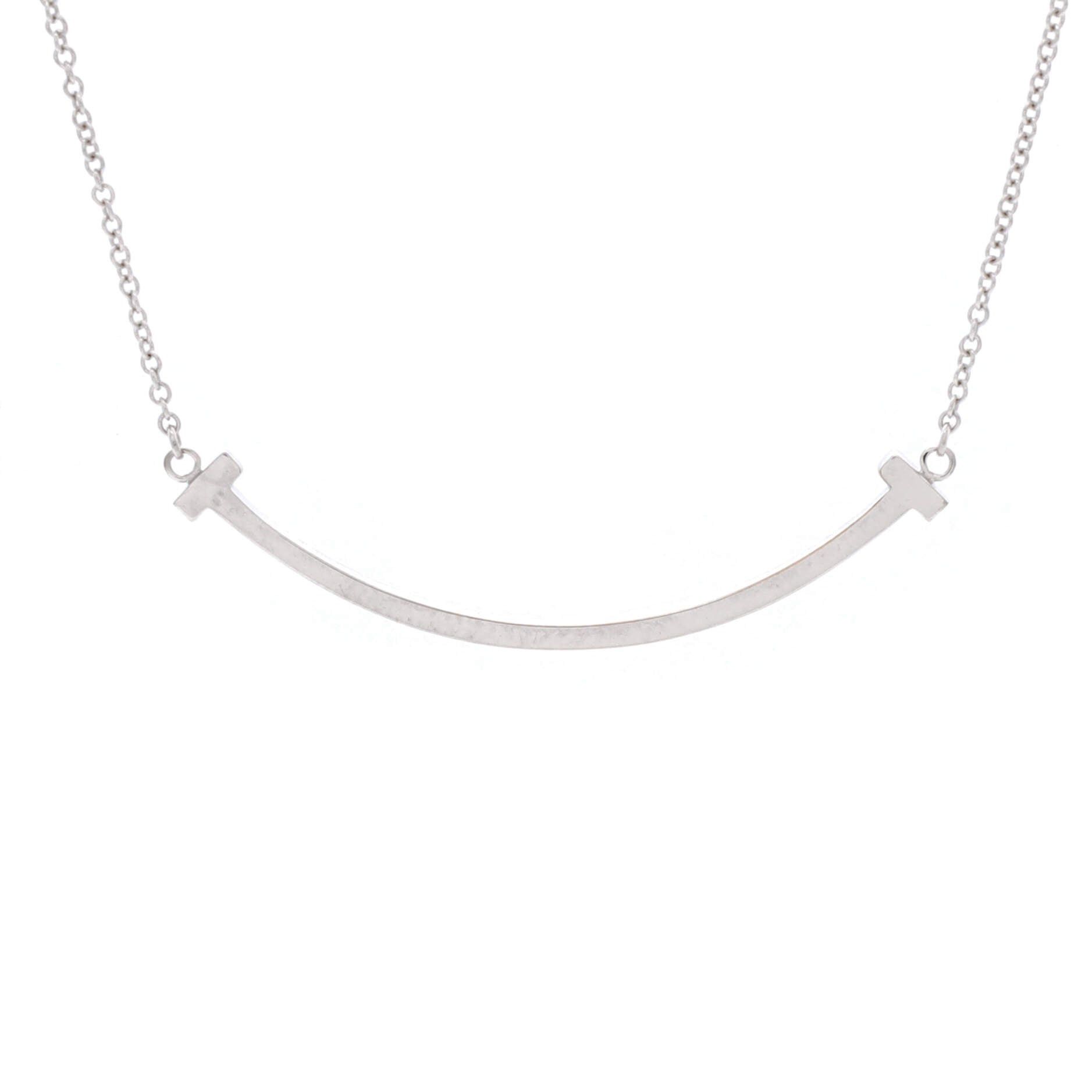 Tiffany & Co. T Smile Pendant Necklace Size ONE SIZE - 1 Thumbnail