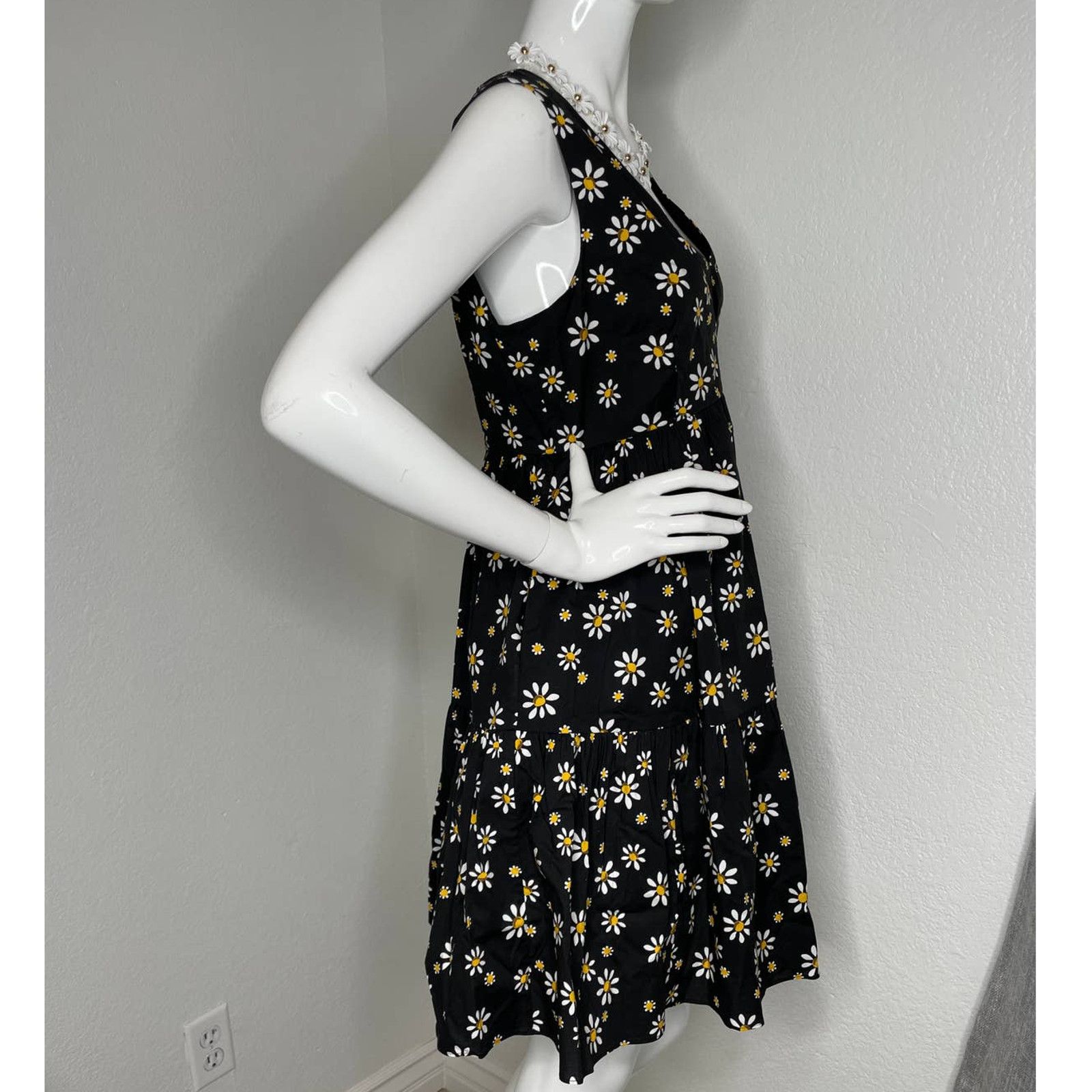 Kate Spade Kate Spade Daisy dots Mainline Vineyard sleeveless Dress 2 Size ONE SIZE - 5 Thumbnail