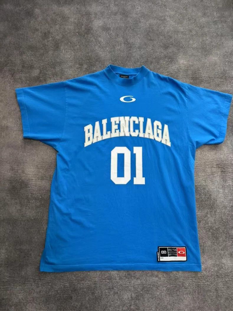 Balenciaga Balenciaga Basketball Jersey Size US S / EU 44-46 / 1 - 1 Thumbnail