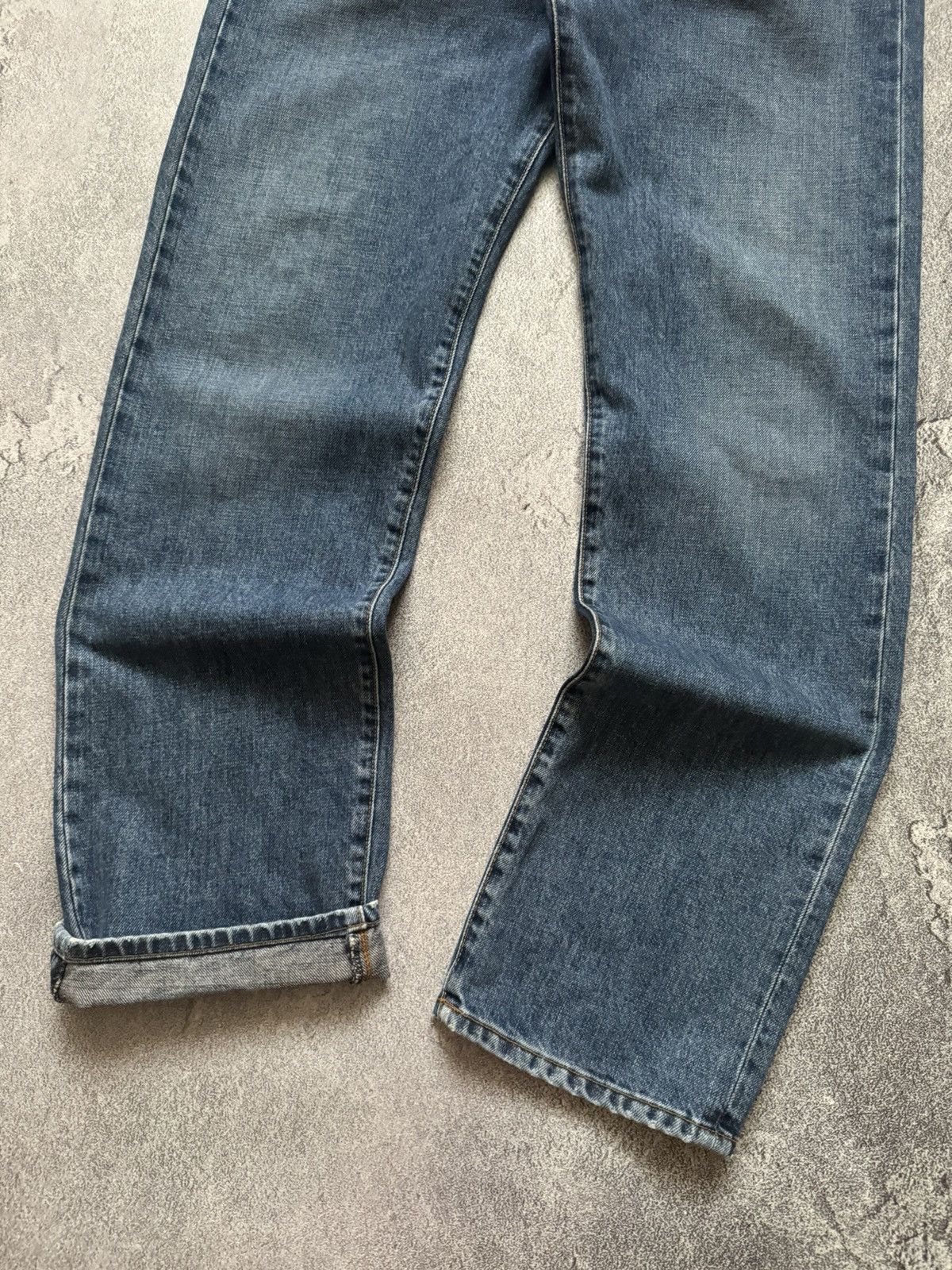 Stone Island × Vintage Stone island SI 33 denim pant trouser Jean chino 90s Size US 33 - 7 Thumbnail