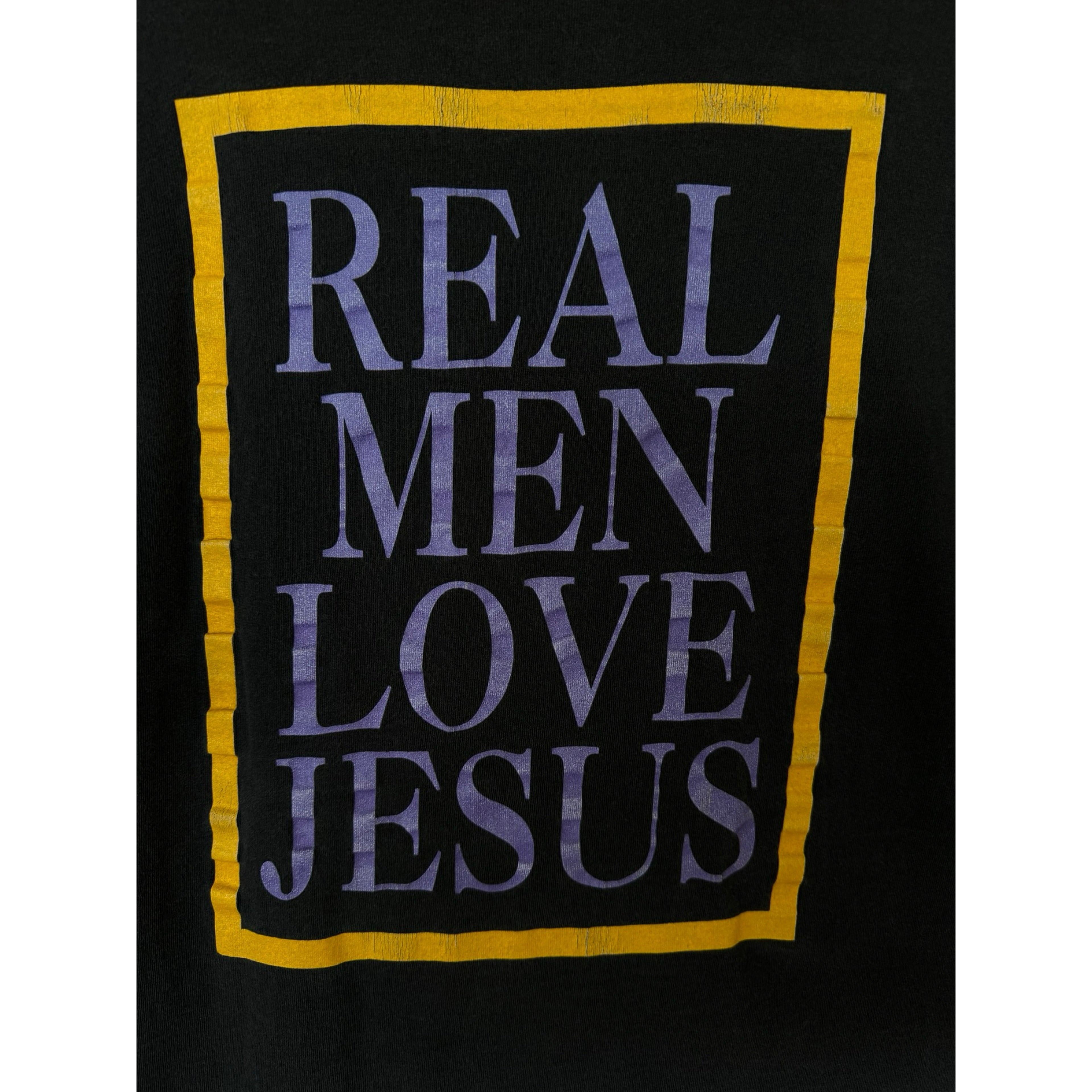 Vintage Promise Keeper Real Men Love Jesus Tee Size US XL / EU 56 / 4 - 6 Thumbnail