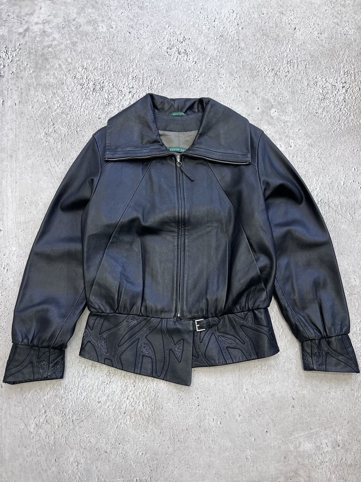If Six Was Nine × Japanese Brand × Le Grande Bleu (L.G.B.) Japanese Brand Avant-Garde Leather Jacket Size US M / EU 48-50 / 2 - 3 Thumbnail
