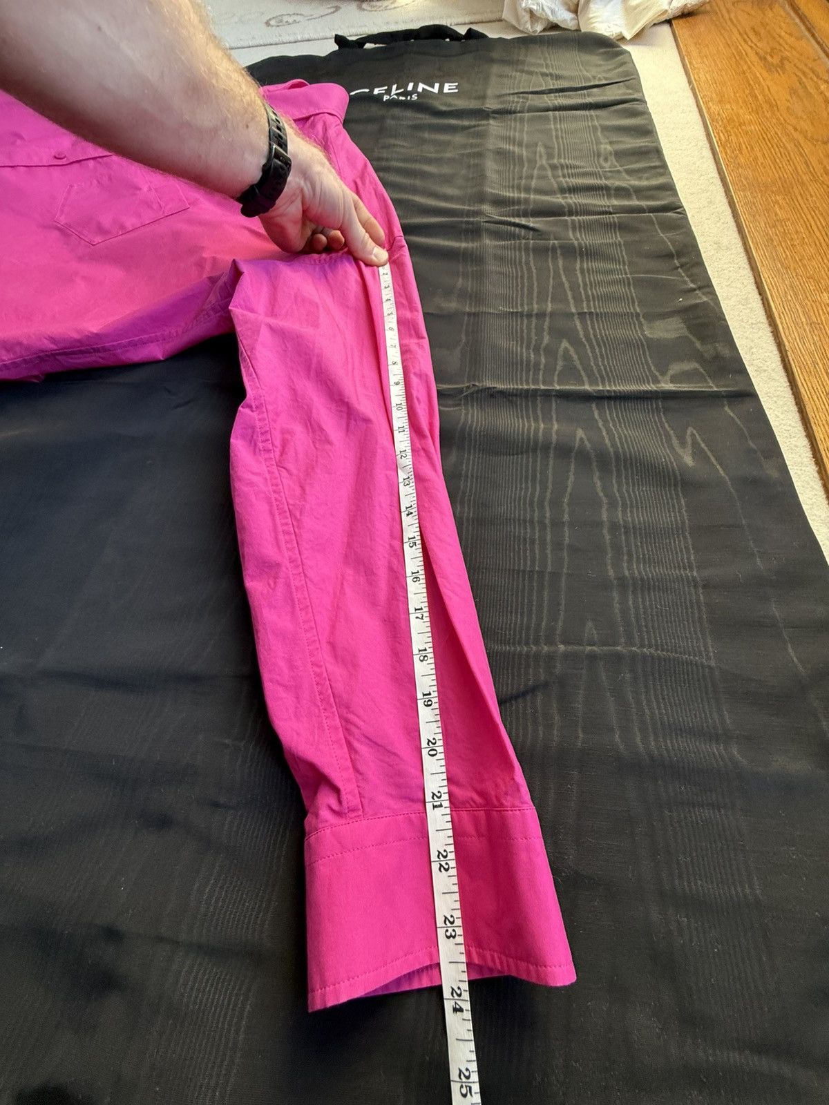 Balenciaga $1.3k FW23 Balenciaga Demna logo pink oversized shirt rare Size US L / EU 52-54 / 3 - 9 Thumbnail