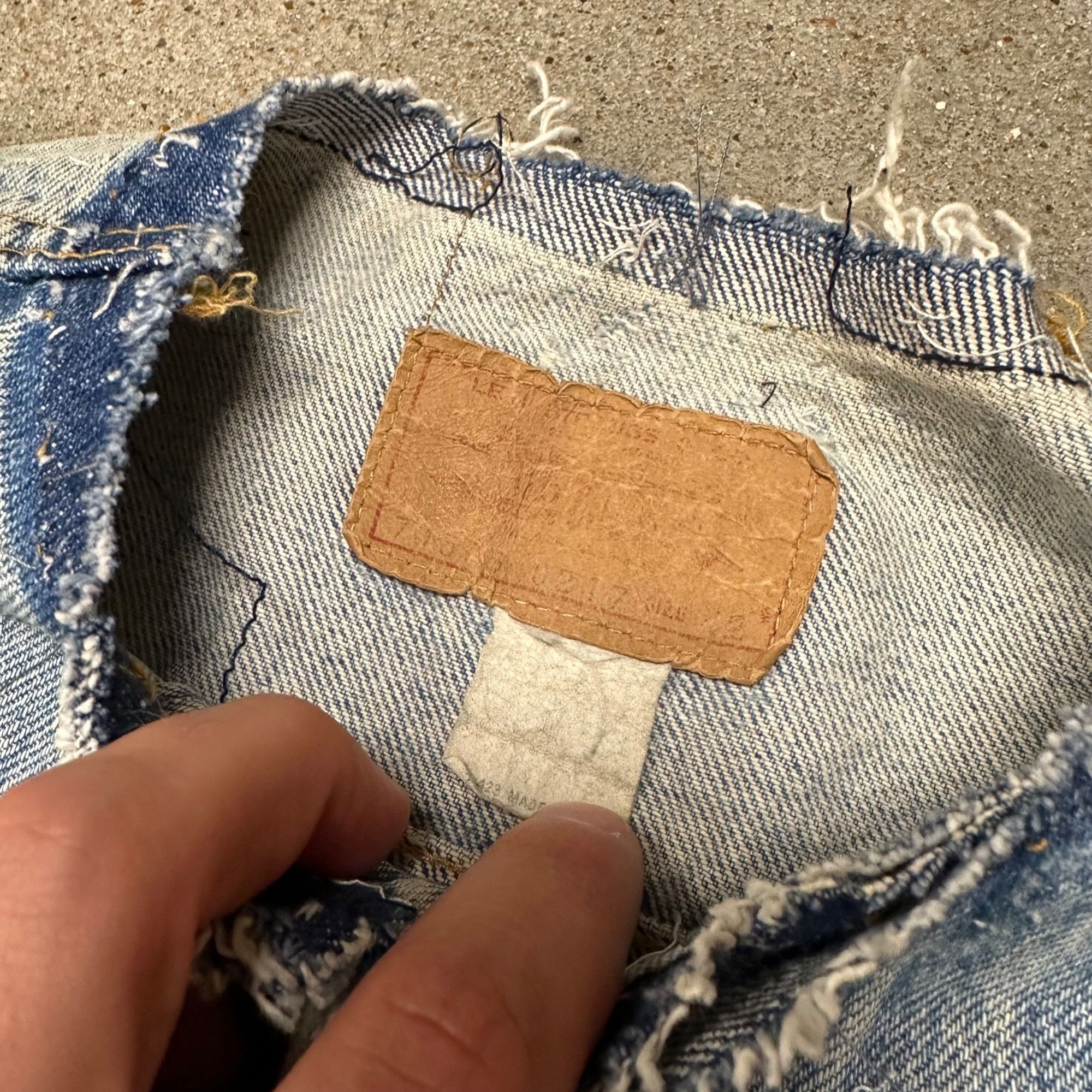 Levi's × Vintage Vintage 1970s Levi’s Biker Chopped Denim Jacket Vest Size US M / EU 48-50 / 2 - 2 Thumbnail
