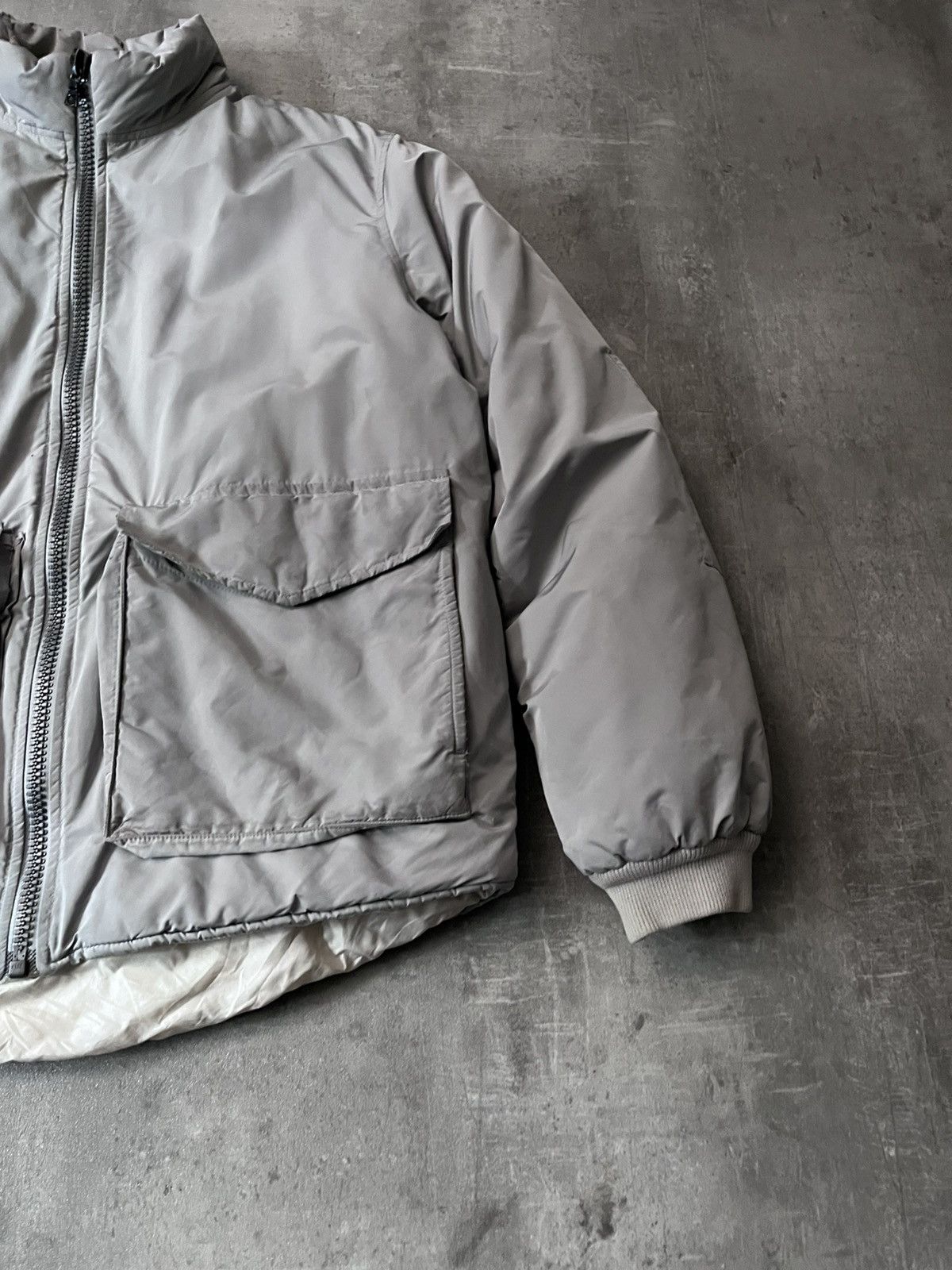 Our Legacy Our Legacy Silver Bullet puffer funnel jacket grey Size US M / EU 48-50 / 2 - 4 Thumbnail