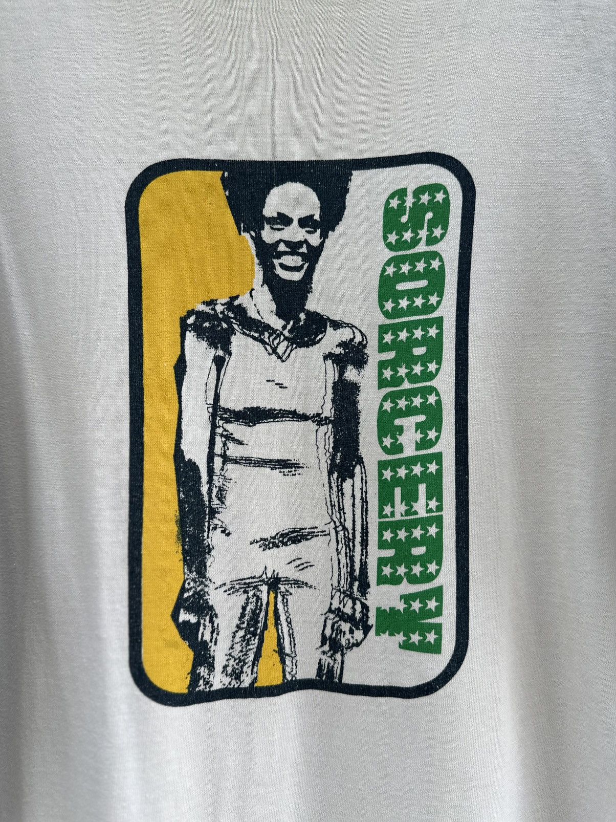 Vintage Thrashed Vintage Sorcery Insignficance FEDSAW Distressed Tee Size US L / EU 52-54 / 3 - 3 Thumbnail