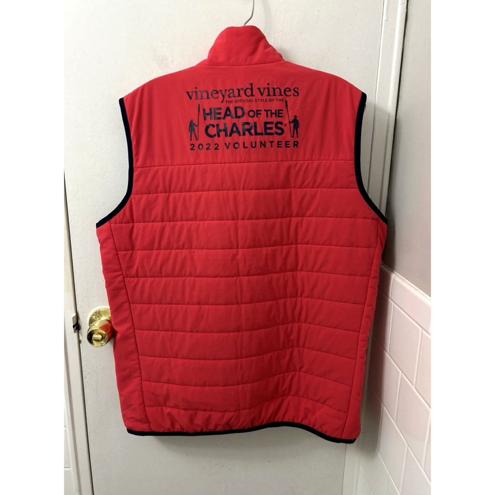 Vineyard Vines Vineyard Vines Marine Air Vest Mens Large Red 2022 Volunteer Jacket Size US L / EU 52-54 / 3 - 7 Thumbnail