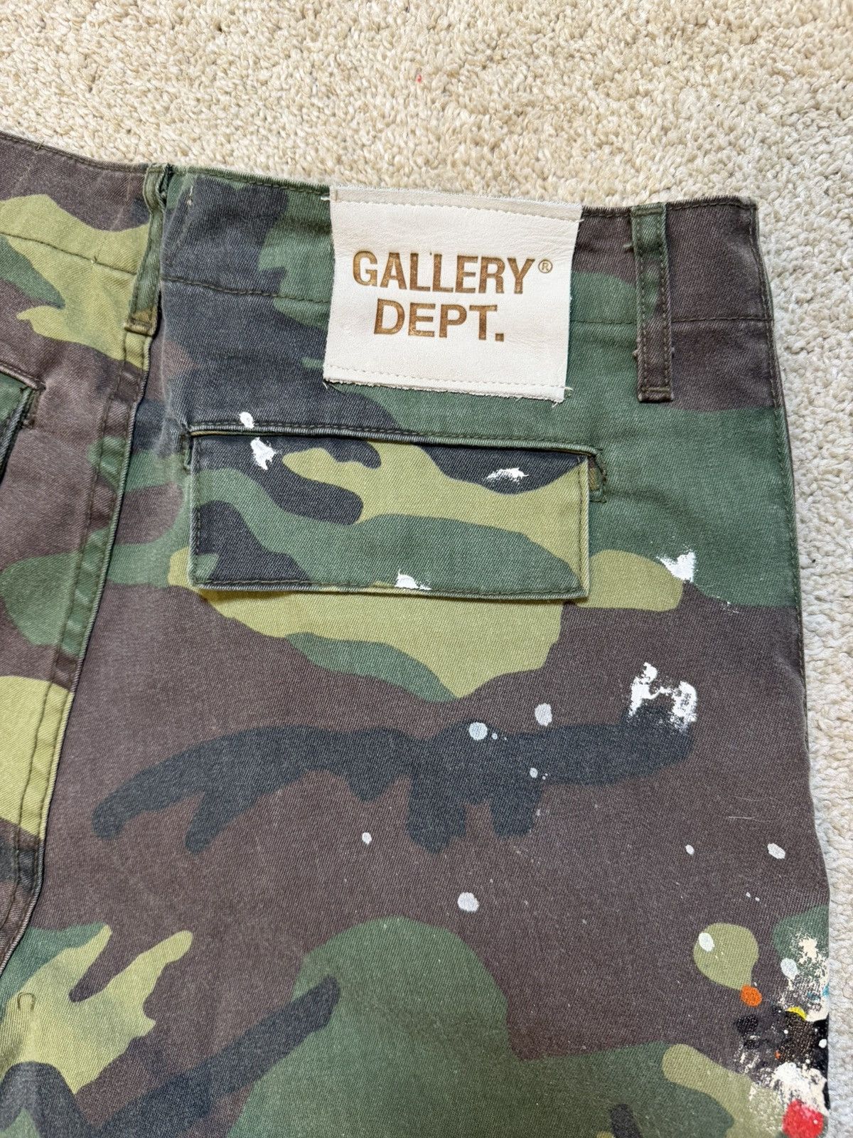 Gallery Dept. Gallery Dept. LA Flare Paint Splatter Camo Pants Size US 32 / EU 48 - 5 Thumbnail