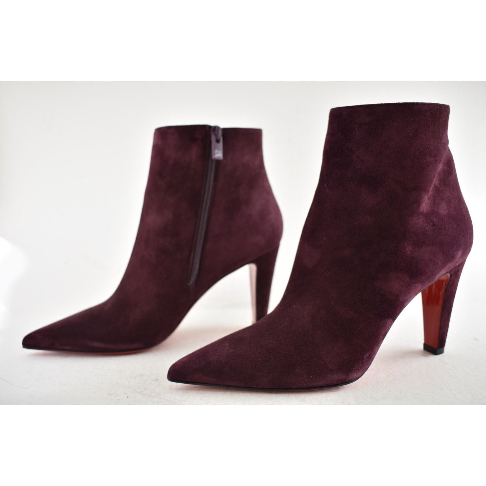 Christian Louboutin Christian Louboutin Vibella Booty 85 Amara Burgundy Red 38 Size US 8 / IT 38 - 11 Thumbnail