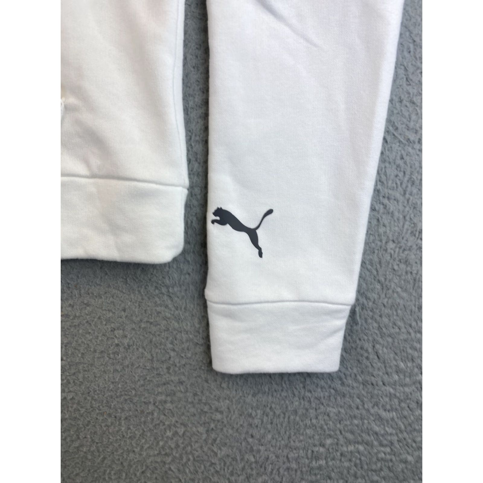 Puma NEW Puma Modern Sport Cropped Hoodie Women’s M White Activewear Size M / US 6-8 / IT 42-44 - 2 Thumbnail