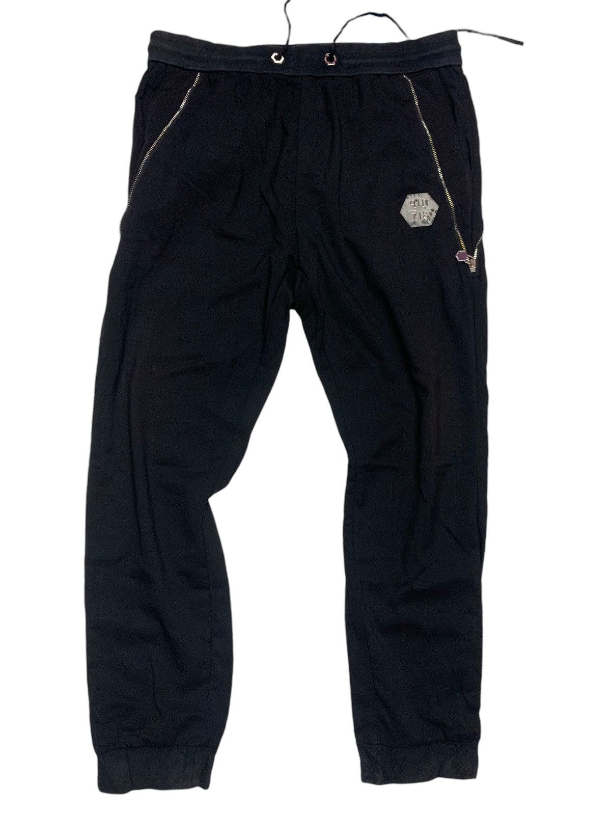 Philipp Plein × Vintage Philipp plain team cotton track suit bottom (size 32-36) Size US 34 / EU 50 - 2 Thumbnail