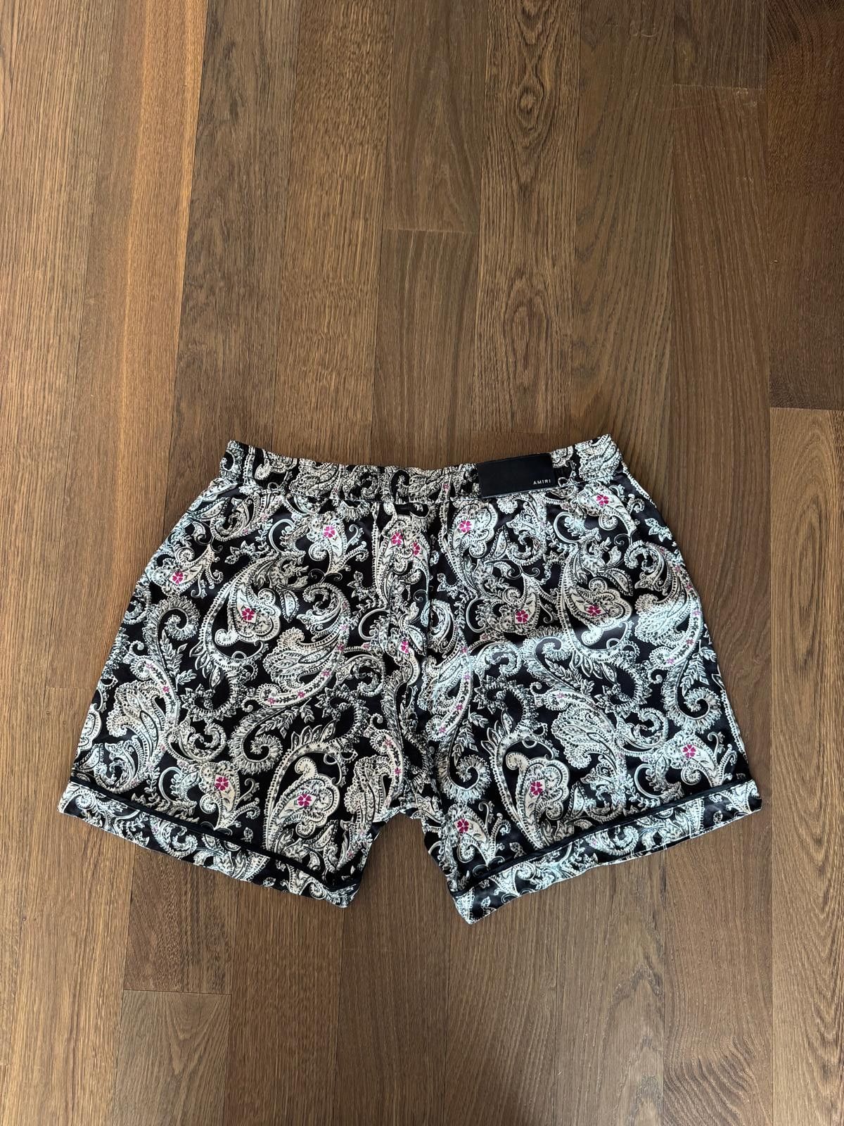 Amiri Amiri Silk Bandana Shorts Size US 34 / EU 50 - 3 Thumbnail