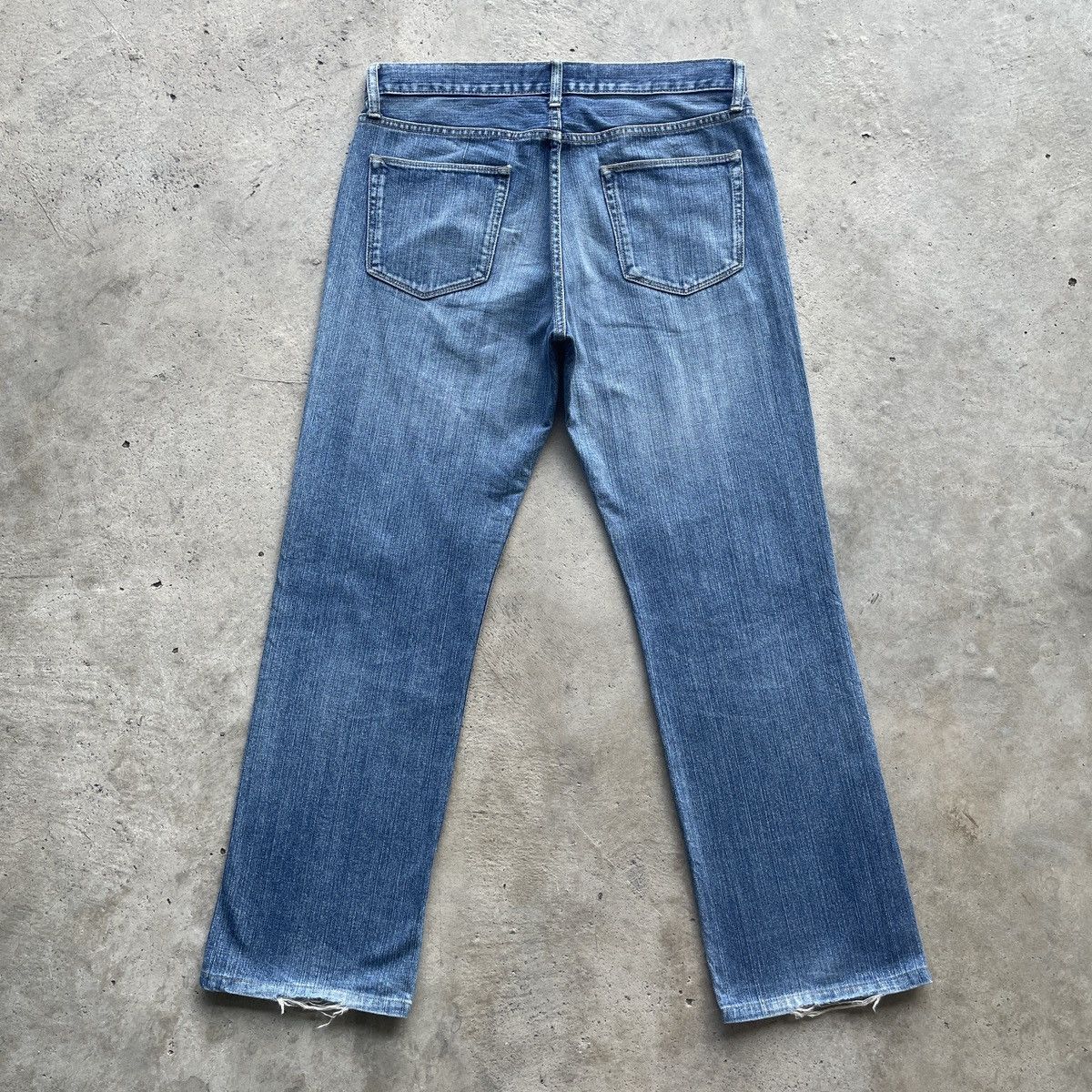 Japanese Brand Vintage Japanese Broken Denim Distressed Jeans Faded Pants Size US 32 / EU 48 - 11 Thumbnail