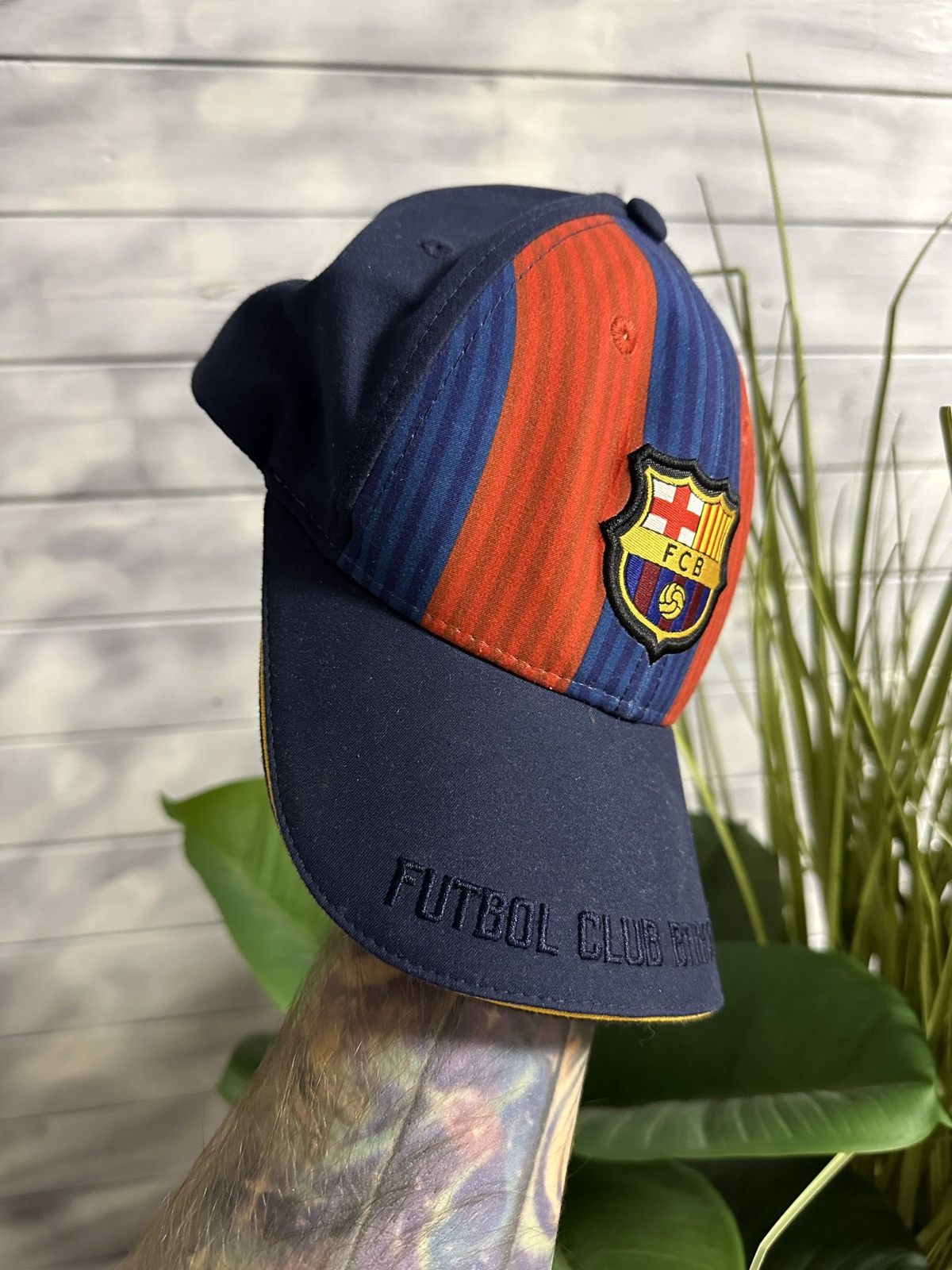 Vintage Rare Cap Football Club Barcelona Hat Soccer Size ONE SIZE - 2 Thumbnail