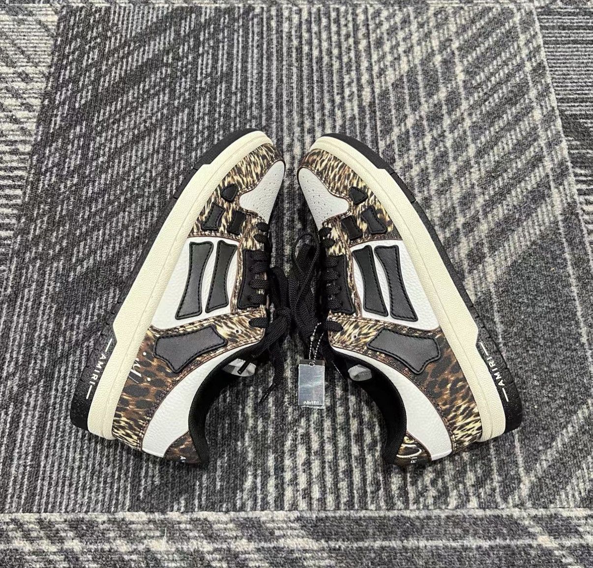 Amiri Amiri Skel-Top Low Leopard Sneakers J42 Size US 8 / IT 38 - 4 Thumbnail