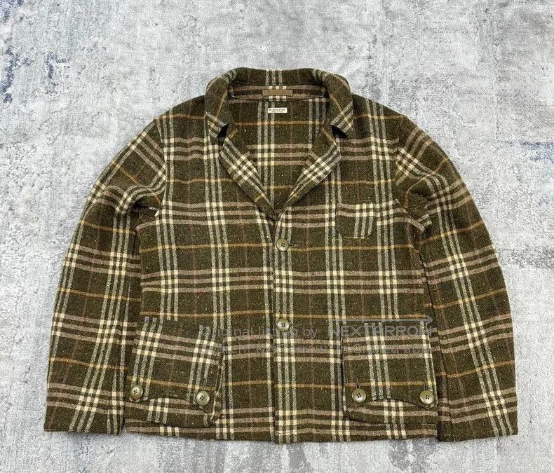Kapital Kapital Green Plaid Wool Blazer Jacket. Size US M / EU 48-50 / 2 - 1 Thumbnail