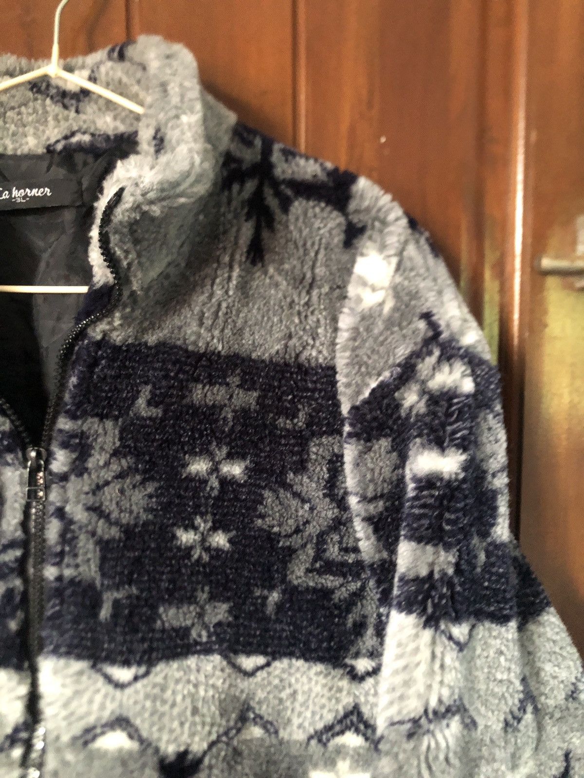 Japanese Brand LA HORNER Sherpa Fleece Jacket Size US L / EU 52-54 / 3 - 3 Thumbnail