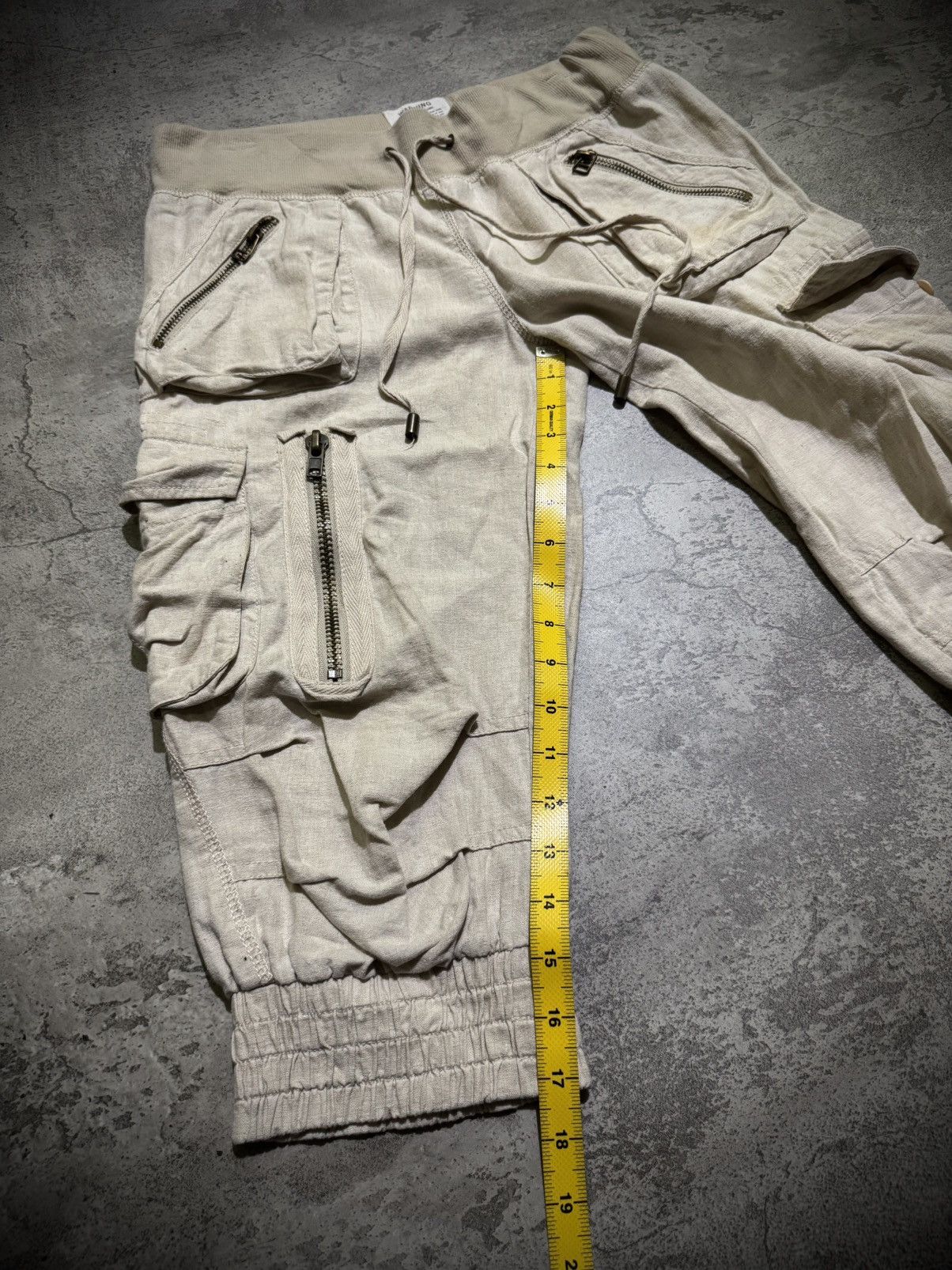 GOA G.O.A LINEN CARGO SHORT PANTS Size US 30 / EU 46 - 13 Thumbnail