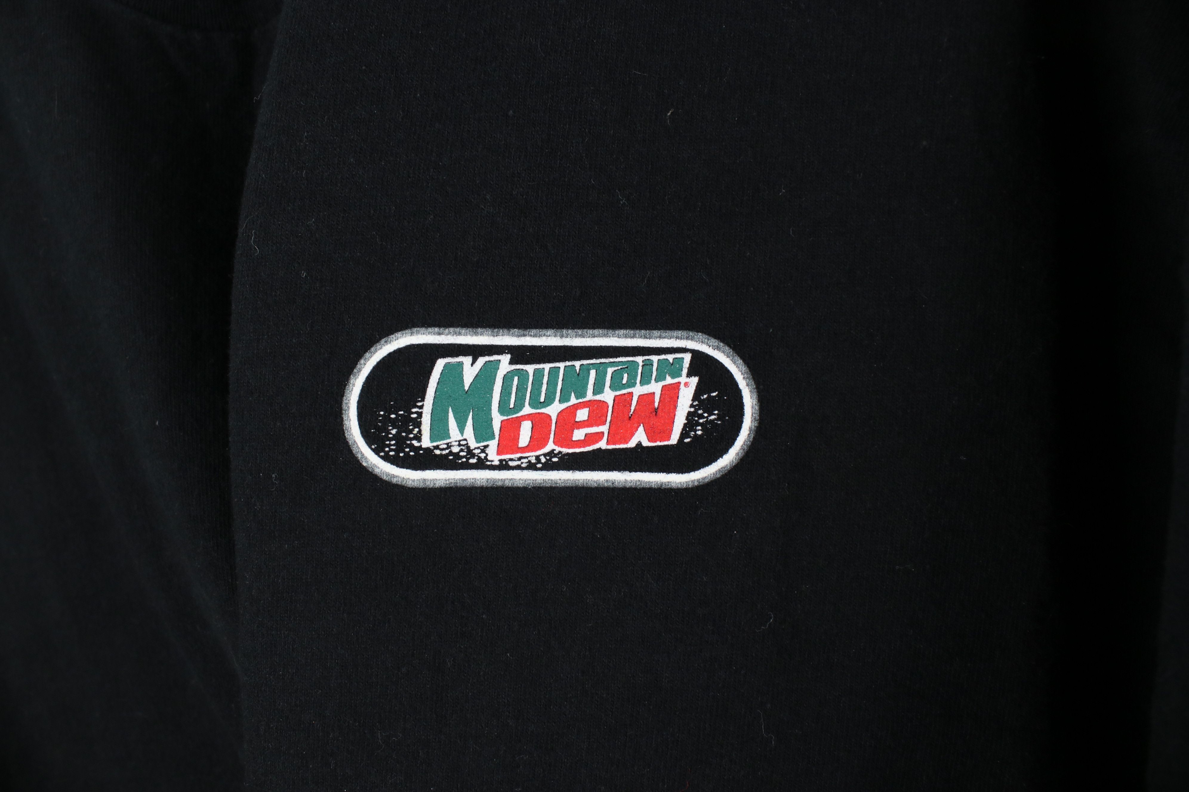 Vintage Vintage 90s Mountain Dew Spell Out Do The Dew T-Shirt Black Size US XXL / EU 58 / 5 - 4 Thumbnail