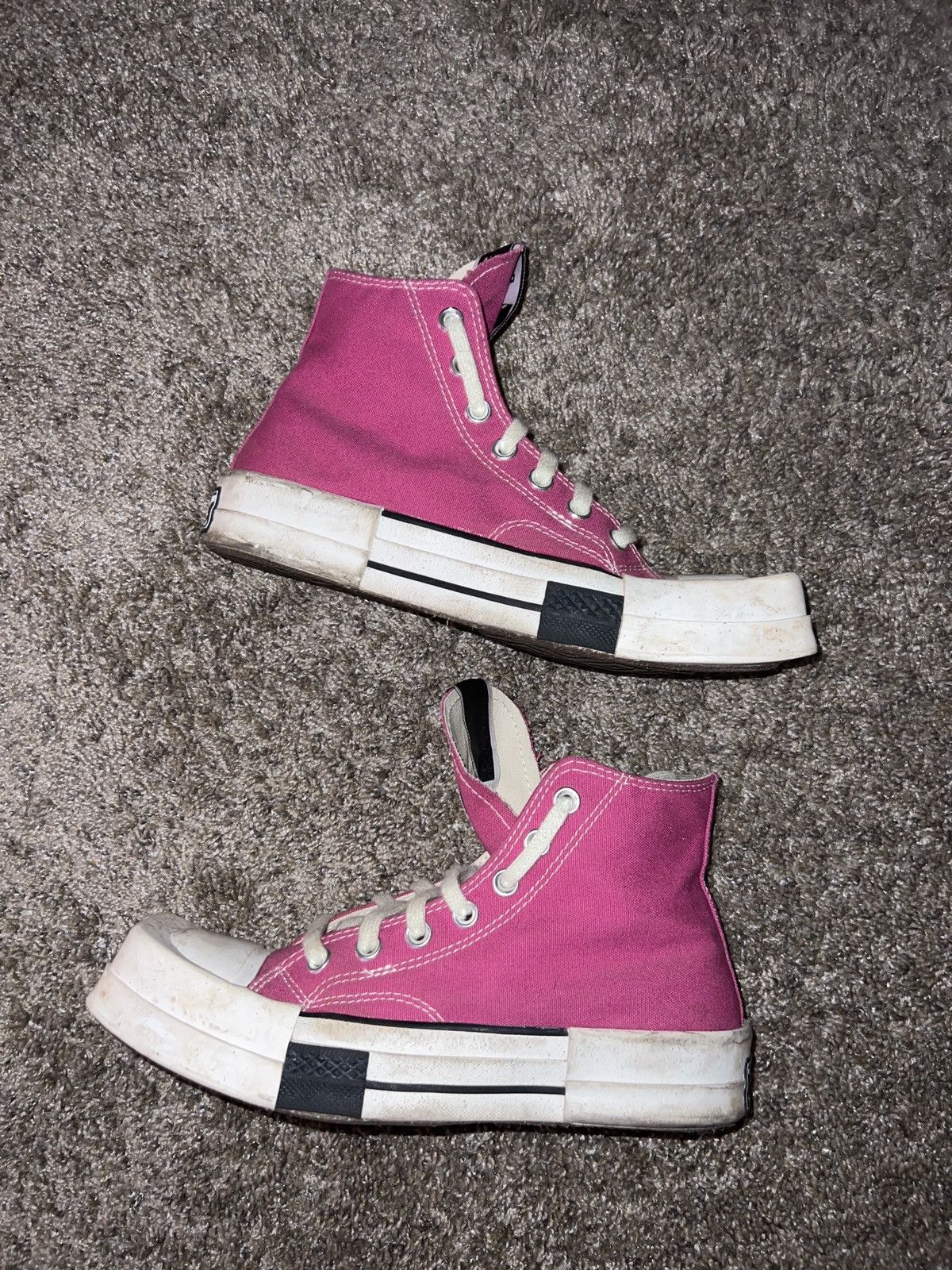 Converse × Rick Owens Drkshdw RICK OWEN X CONVERSE TURBODRK PINK Size US 5.5 / EU 38 - 5 Thumbnail