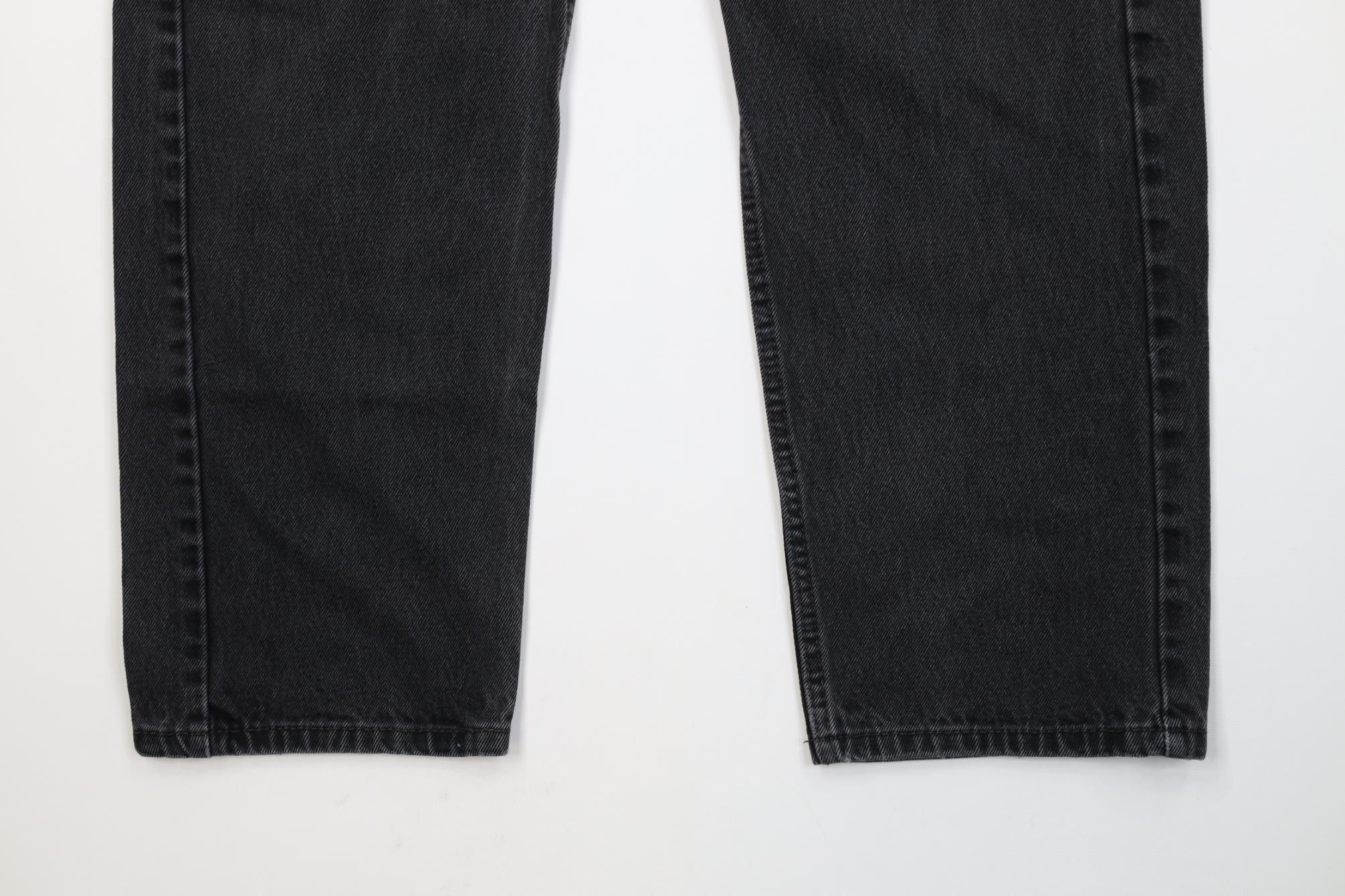 Levi's Vintage Y2K Levis 505 Regular Fit Straight Leg Jeans Black Size US 36 / EU 52 - 4 Thumbnail