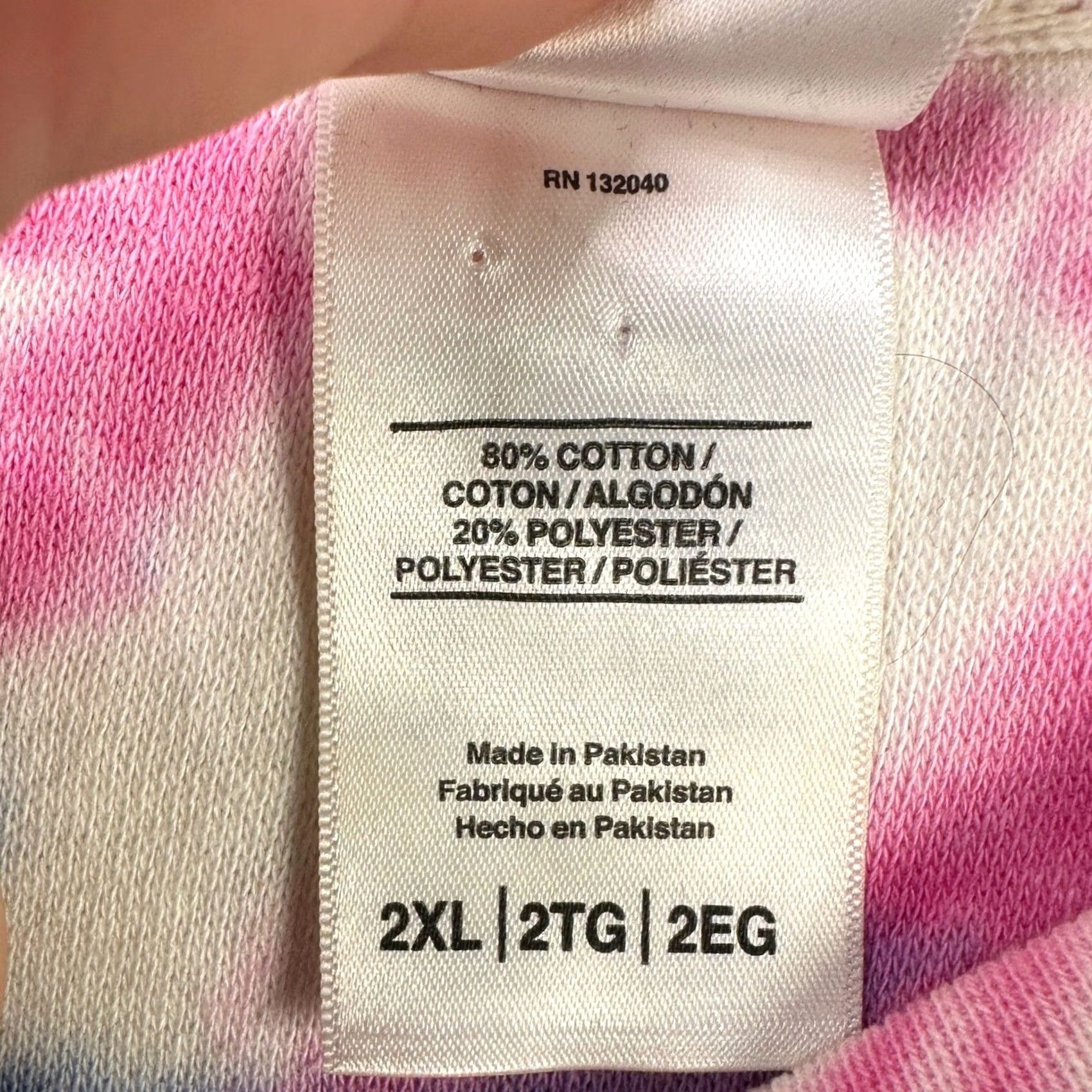 Vintage VINTAGE Barstool Sport Womens Hungover Pullover Sweatshirt 2XL Multi Tie Dye Long Sleeve Size XXL / US 16-18 / IT 52-54 - 4 Thumbnail
