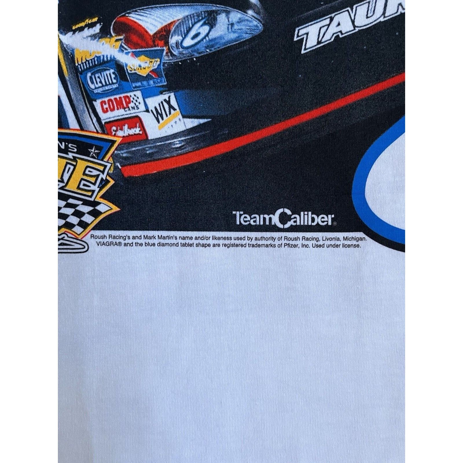 NASCAR NEW VINTAGE MARK MARTIN #6 VIAGRA FORD TAURUS RACING TEE M Size US M / EU 48-50 / 2 - 4 Thumbnail