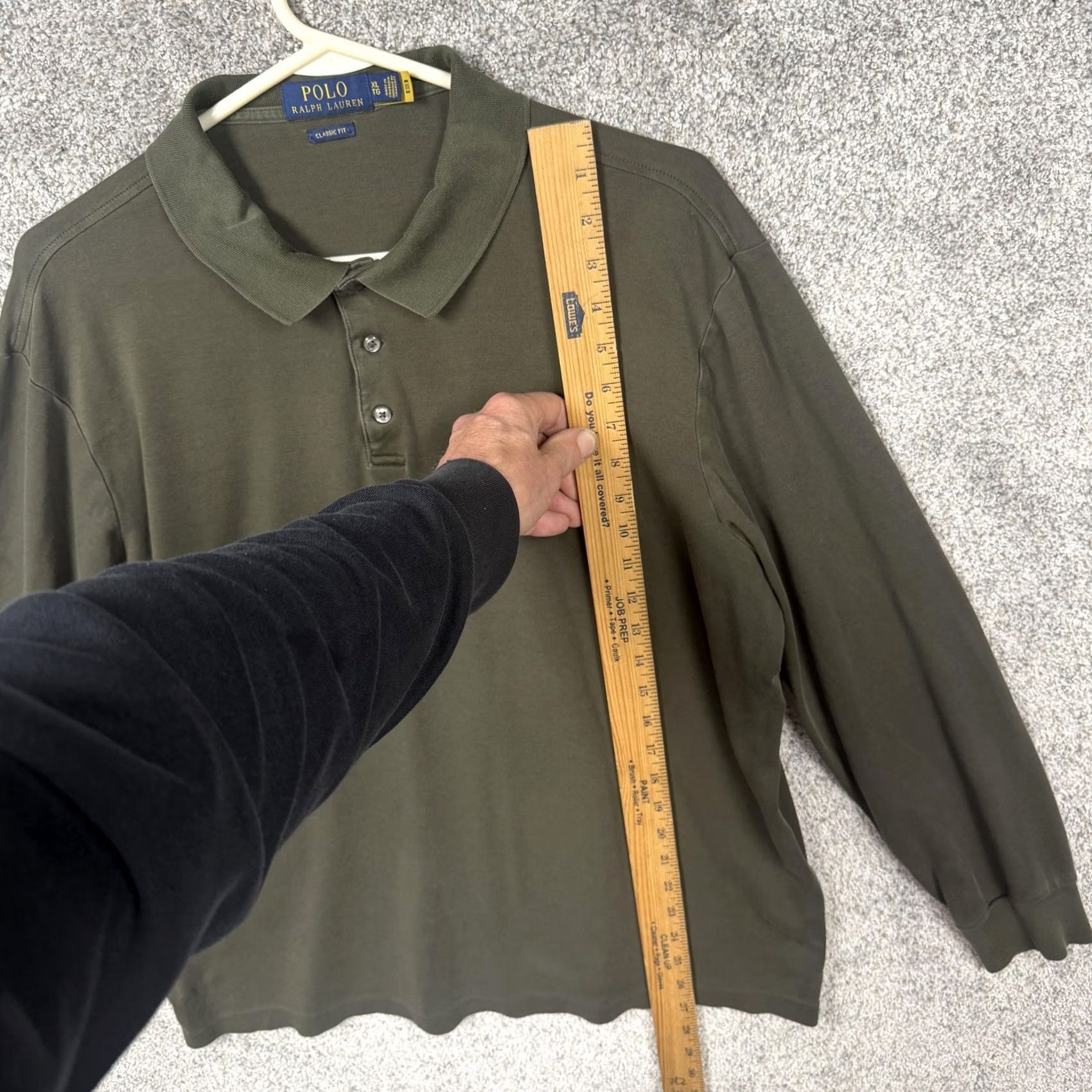 Polo Ralph Lauren Polo Ralph Lauren Polo Shirt Mens XL Green Classic Fit Long Sleeve Preppy Golf Size US XL / EU 56 / 4 - 2 Thumbnail