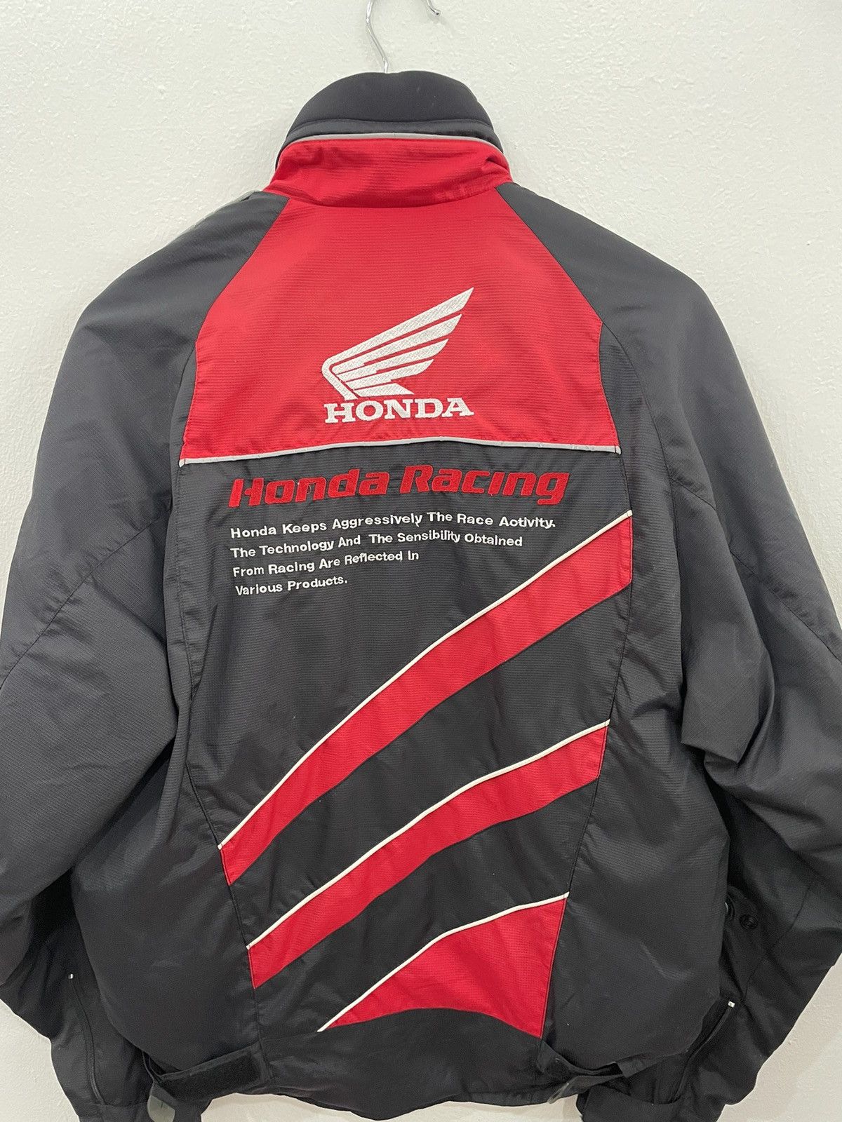 Honda × Sports Specialties VINTAGE HONDA RIDER JACKET BIG LOGO SPELL OUT JAPAN Size US L / EU 52-54 / 3 - 5 Thumbnail