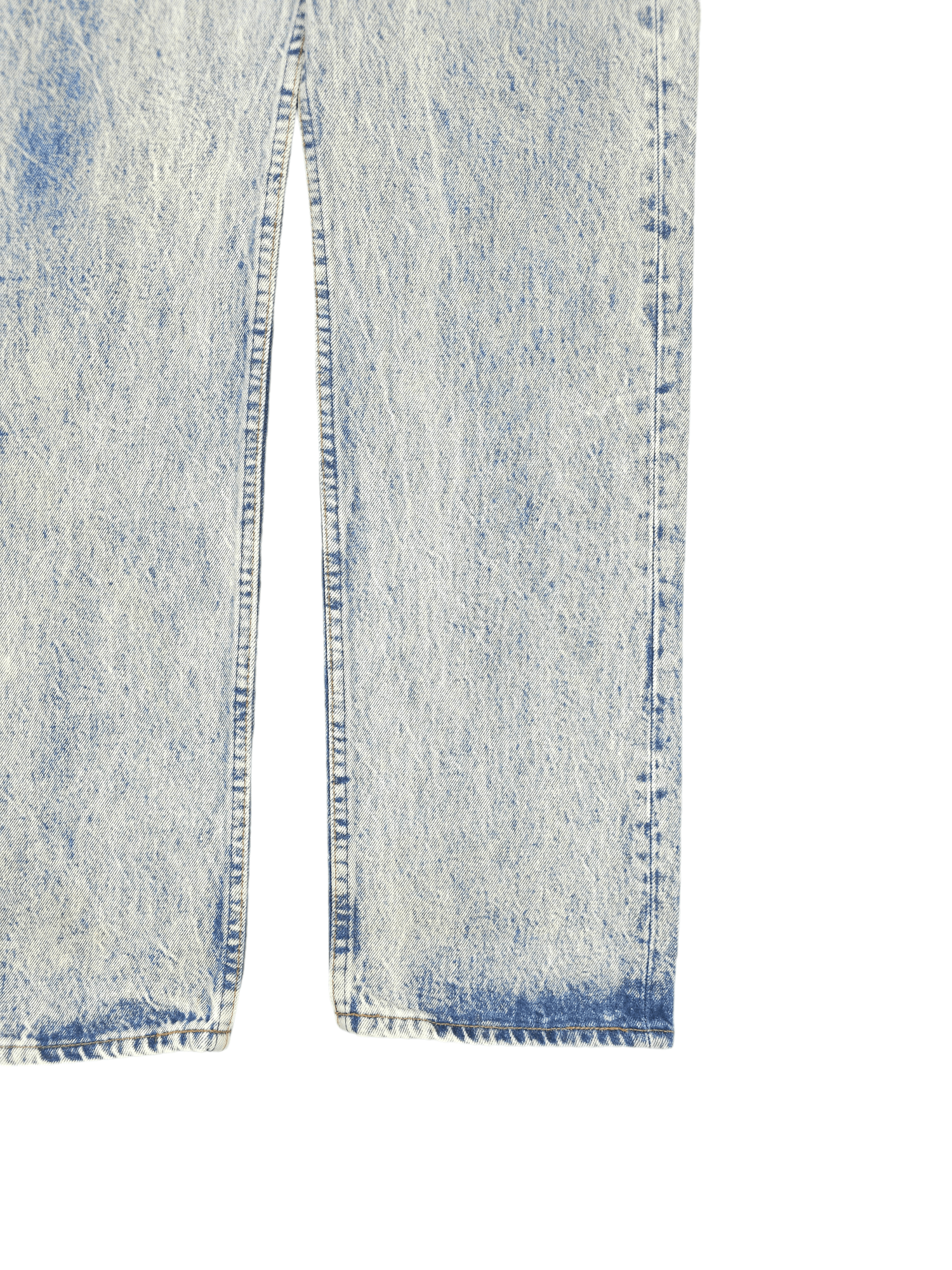 Levi's × Levi's Vintage Clothing × Vintage 💎 33/34 Vintage 90's Levi's 501 Acid Washed Straight Jeans Size US 33 - 8 Thumbnail