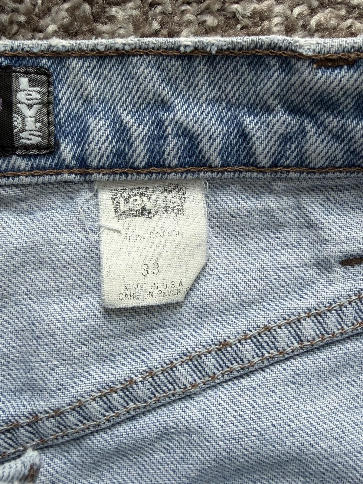 Levi's Levi’s SilverTab Jean Shorts Baggy Y2K Vintage Size US 33 - 3 Thumbnail