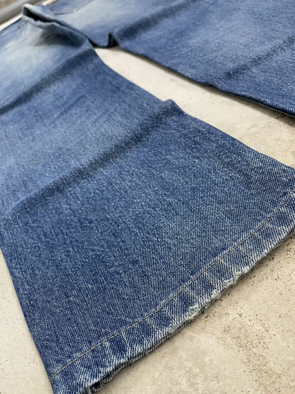 Blue Blue Japan × Japan Blue × Japanese Brand Vintage Y2k Blueway Repaired Japan Denim Pants (AB39) Size US 29 - 18 Thumbnail