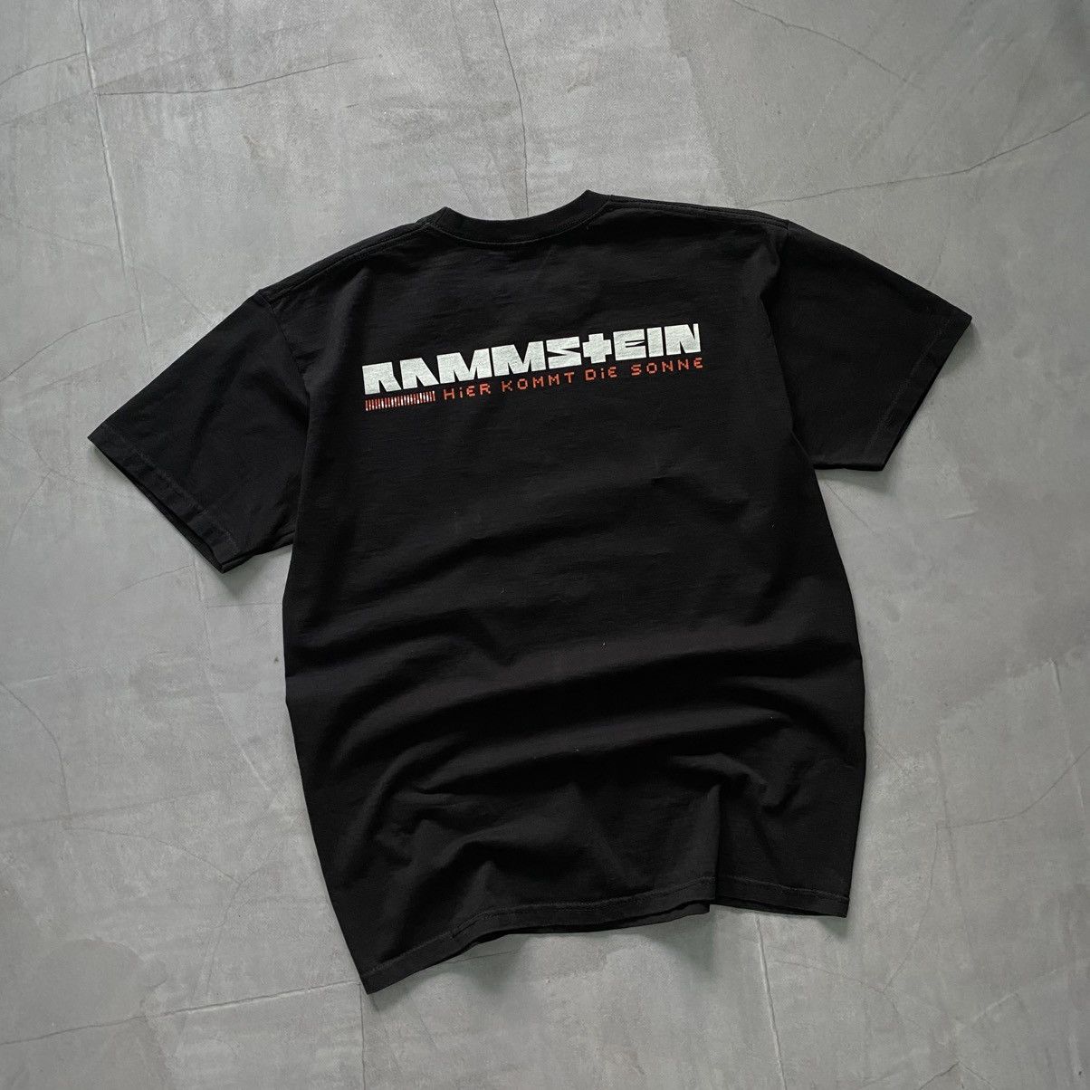 Band Tees × Vintage Vintage Rammstein Double Side Big Logo Band T Shirt Size US L / EU 52-54 / 3 - 3 Thumbnail