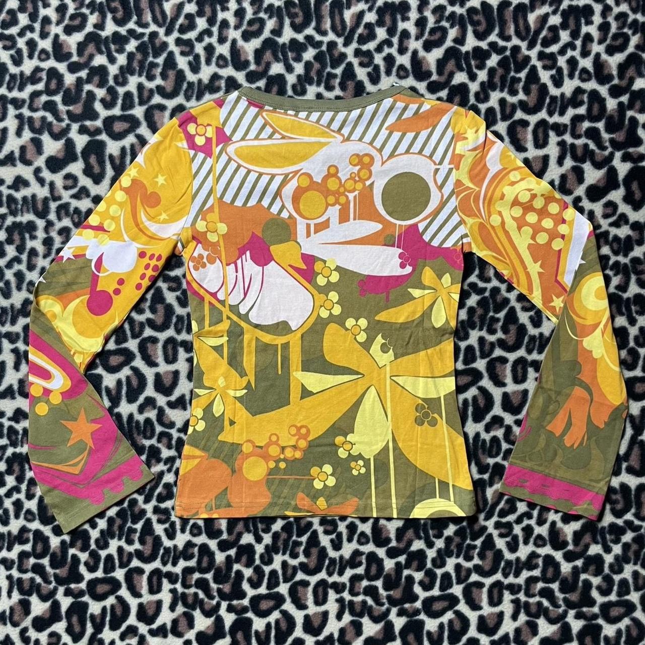 Custo Barcelona nwt y2k Hayes by Custo Barcelona graphic long sleeve top Size M / US 6-8 / IT 42-44 - 3 Thumbnail