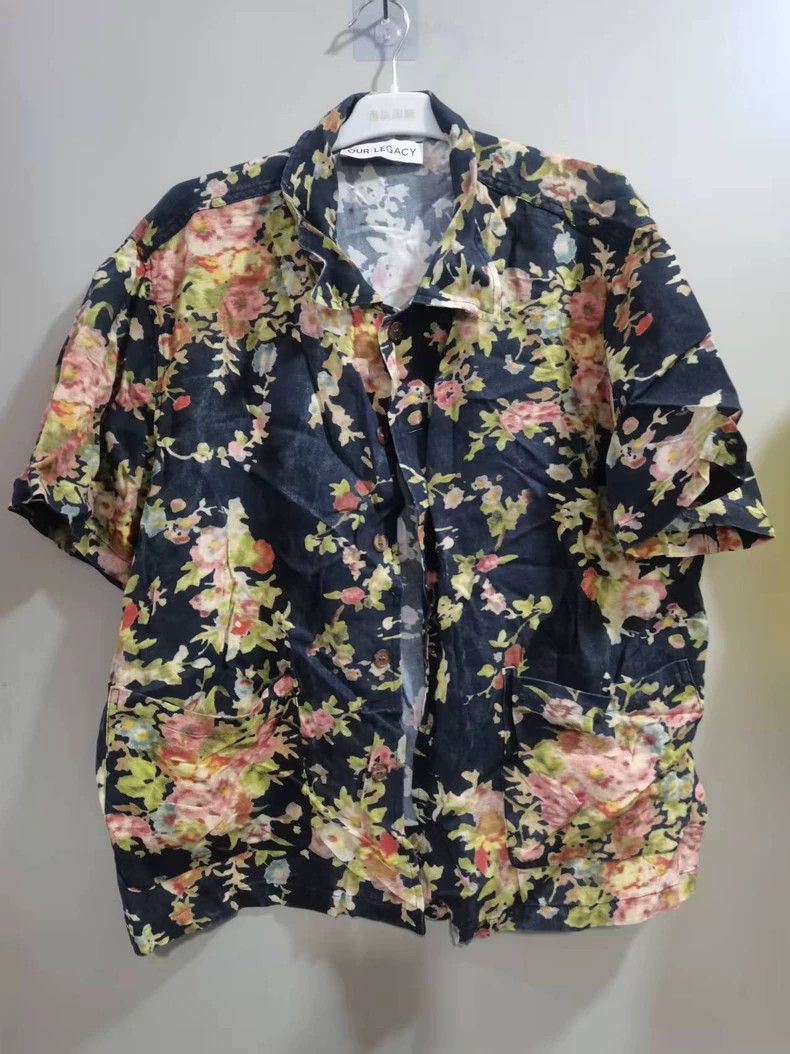 Our Legacy size46 Floral short-sleeved shirts