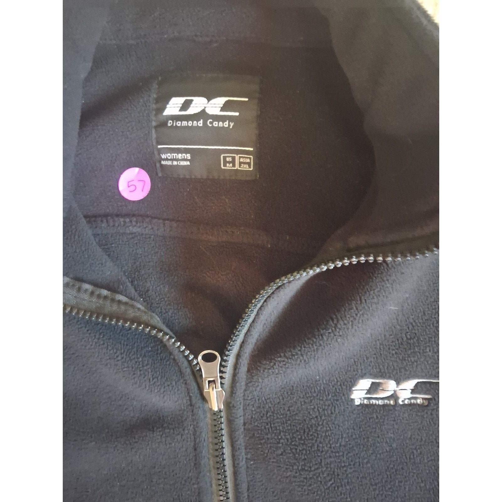 DC Diamond Candy Women's Black Lightweight Jacket Size M Size M / US 6-8 / IT 42-44 - 2 Thumbnail