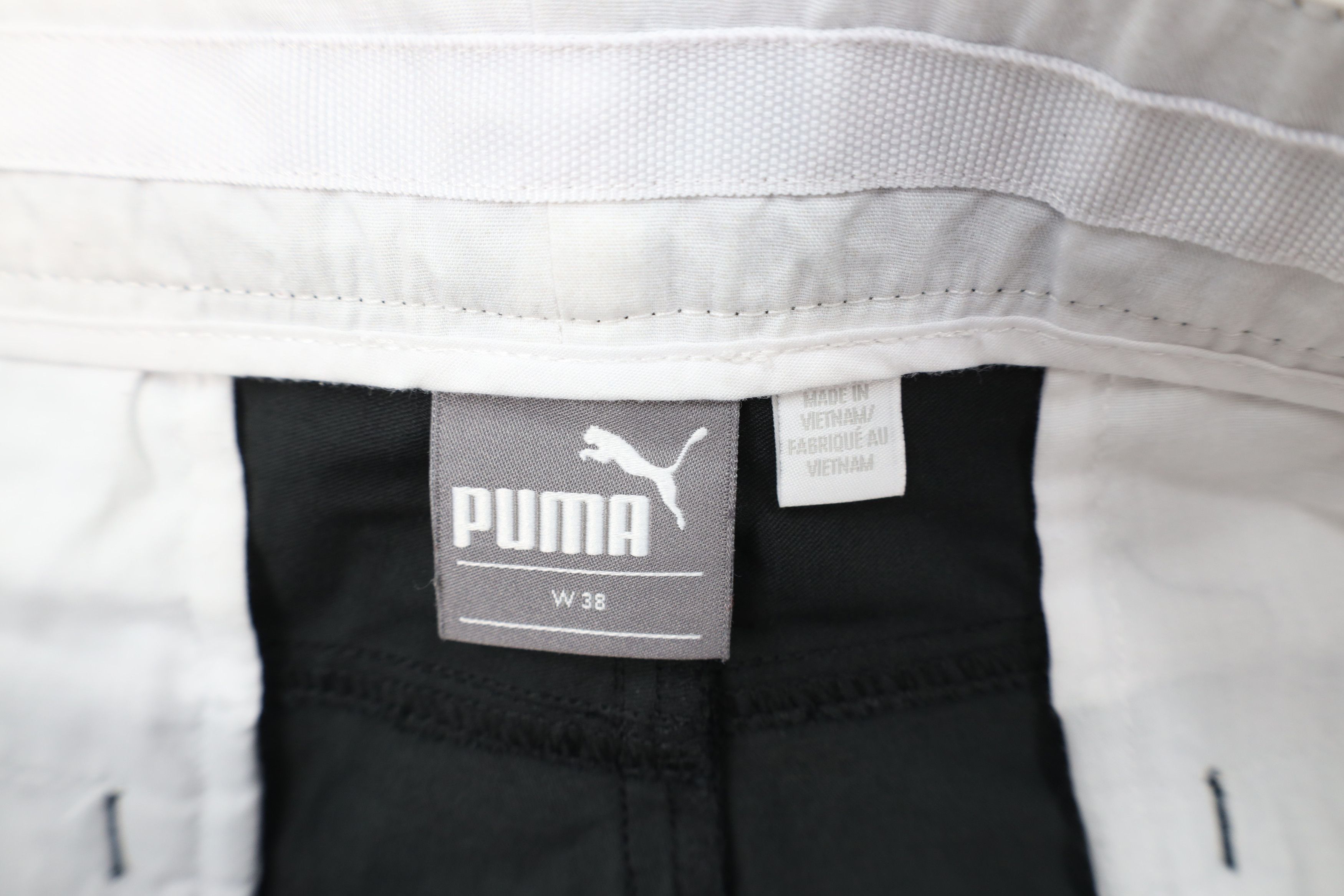 Puma Puma Golf Faded Spell Out Stretch Golfing Chino Shorts Black Size US 38 / EU 54 - 7 Thumbnail