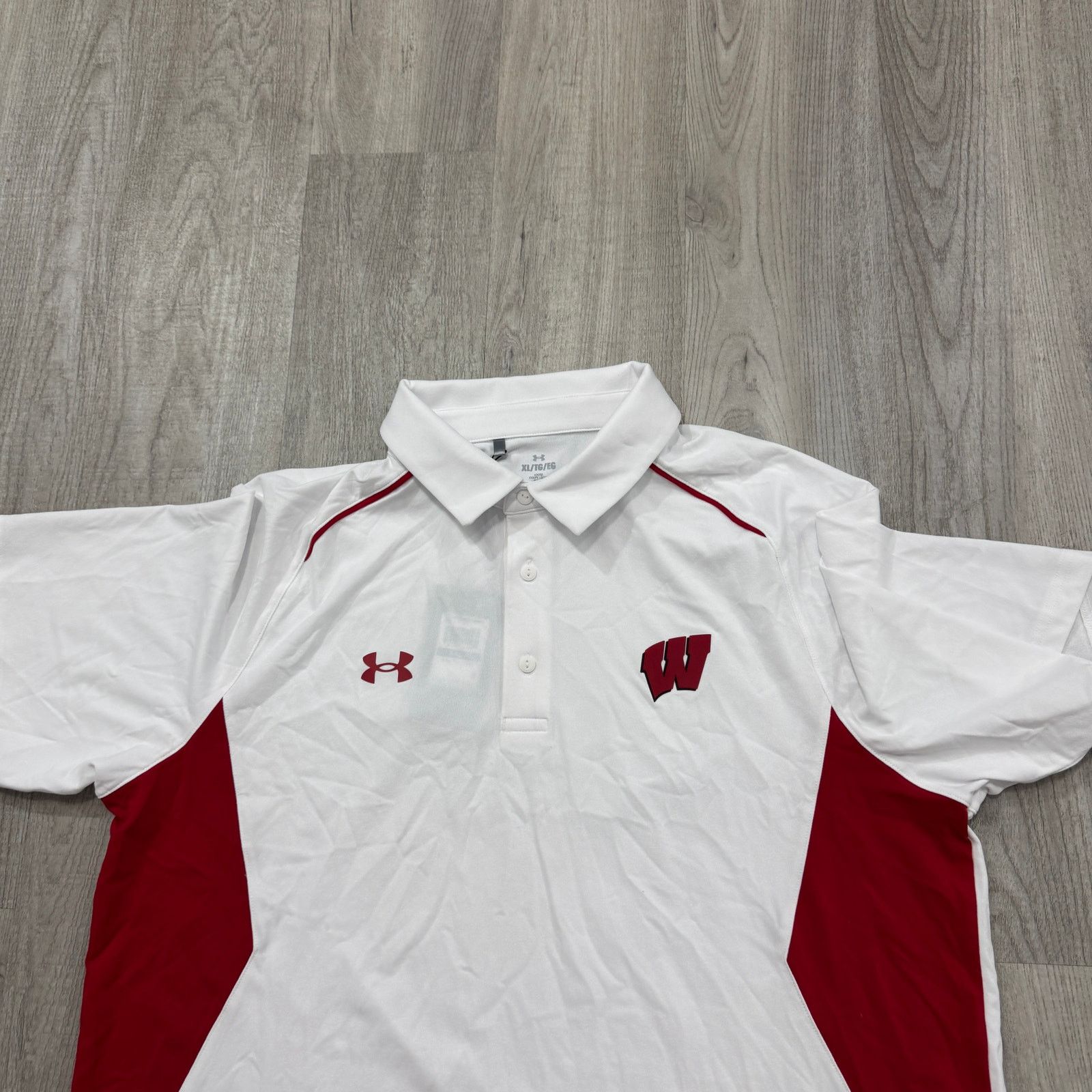 Under Armour NEW Under Armour Wisconsin Badgers Title Polo Shirt Men's XL Size US XL / EU 56 / 4 - 2 Thumbnail