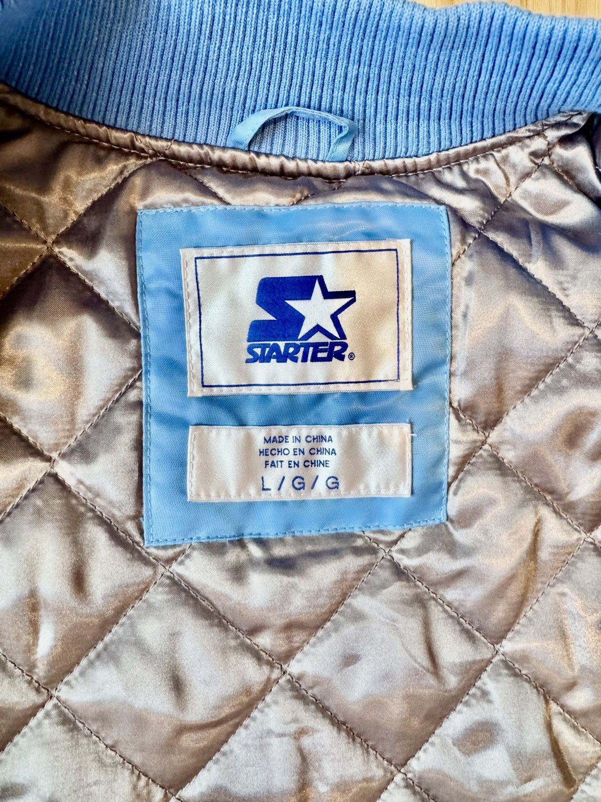 Starter Starter Houston Oilers Satin Varsity Jacket (Large) Size US L / EU 52-54 / 3 - 10 Thumbnail