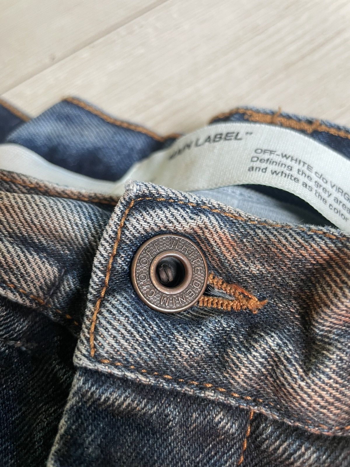 Off-White Off-White Oil-washed denim pants Size US 34 / EU 50 - 9 Thumbnail