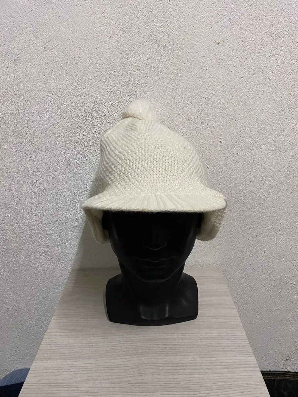Adidas × Vintage Adidas Visor Beanie Hat Size ONE SIZE - 3 Thumbnail