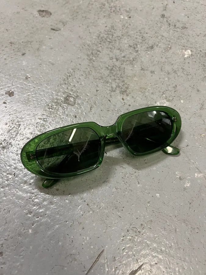 左*端様 kiko kostadinov KK SUNGLASSES GREEN 左*端様 kiko kostadinov KK SUNGLASSES GREEN - メルカリ