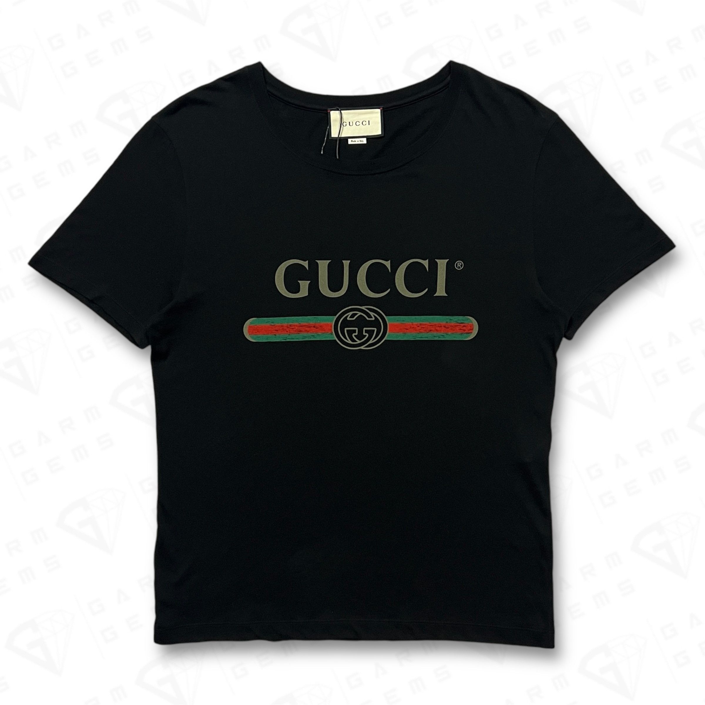 Gucci Gucci Fake Logo T-Shirt Size US S / EU 44-46 / 1 - 1 Thumbnail