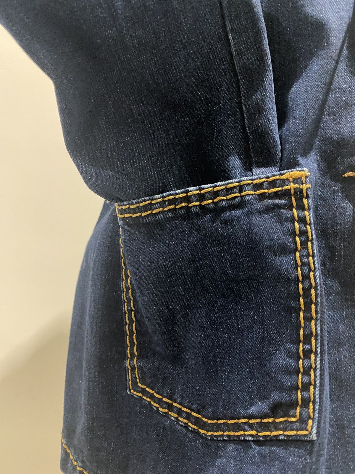 Ganni GANNI Denim Jacket – Scandinavian Designer Size M / US 6-8 / IT 42-44 - 4 Thumbnail