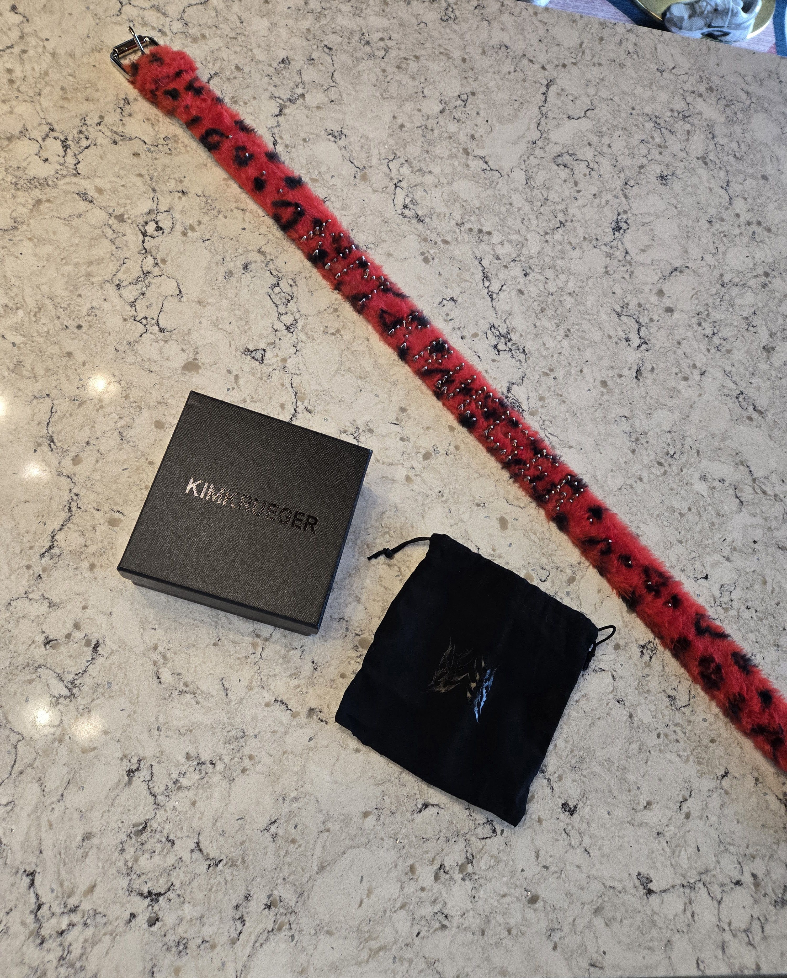 Ken Carson × Kim Krueger × Playboi Carti Kim Krueger Studded Fur